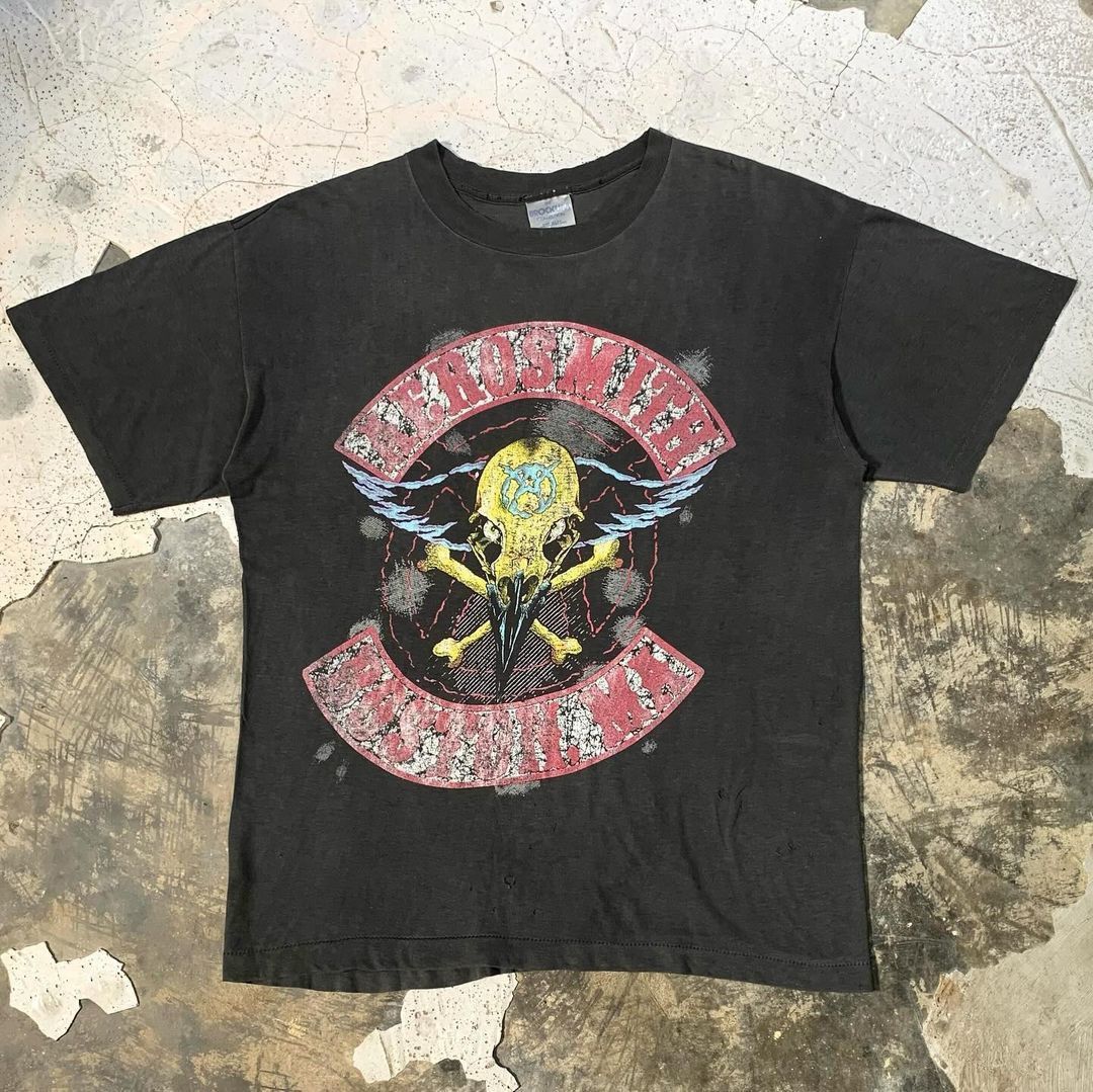 Vintage 1990 Aerosmith Pump Tour japan and Australia Shirt