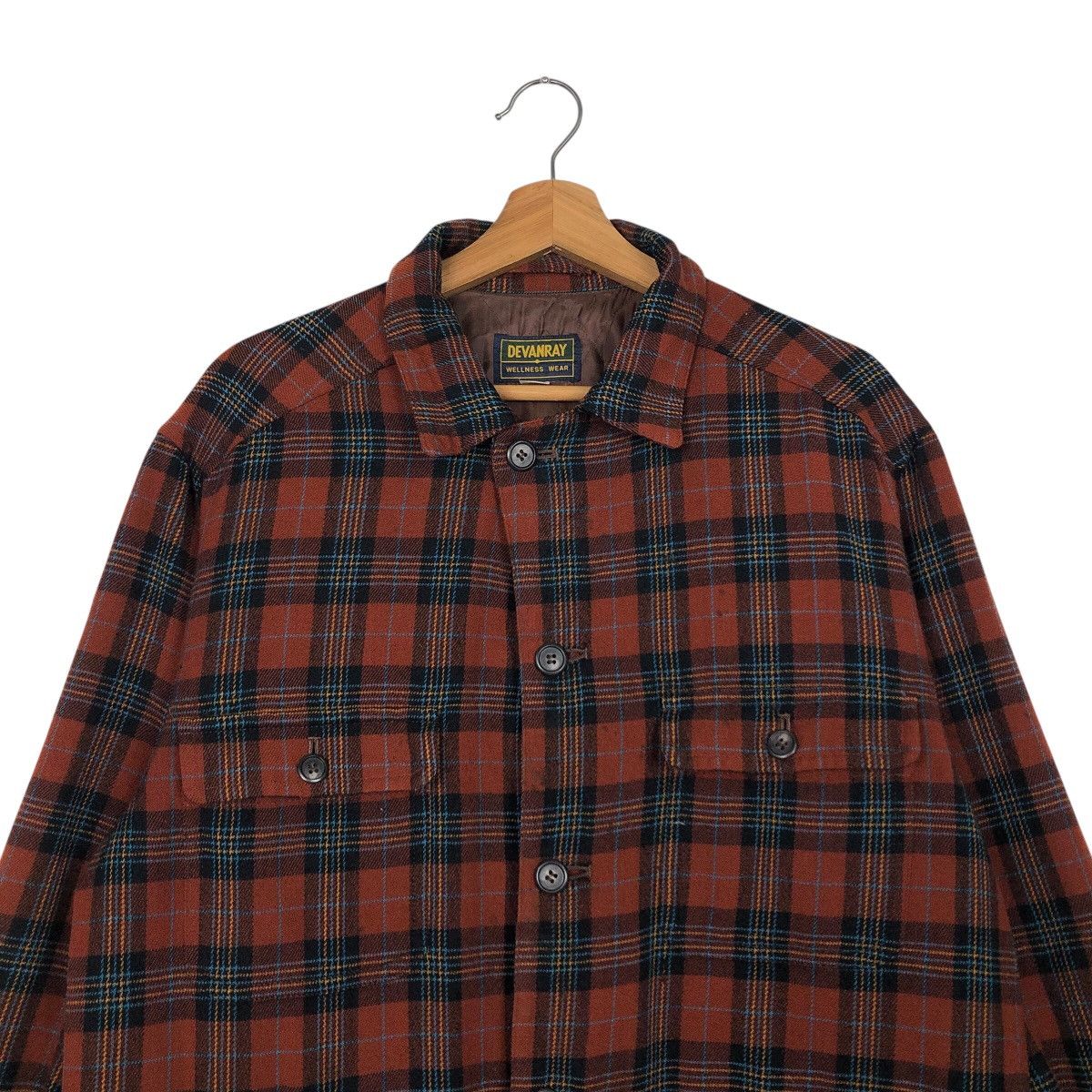 Japanese Brand 📌Vintage Wool Jacket Tartan Design Devanray Issey Miyake Size US M / EU 48-50 / 2 - 4 Thumbnail