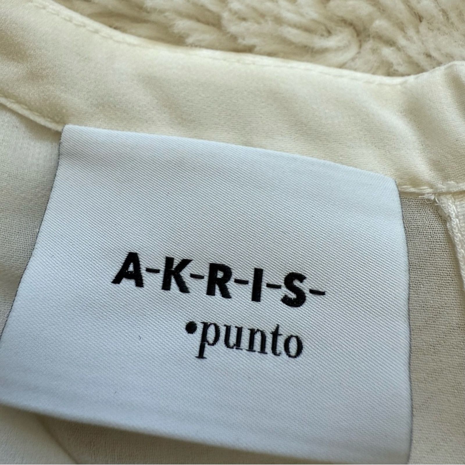 Akris AKRIS Punto women ivory dress size 8 US Retail 1950$ Size M / US 6-8 / IT 42-44 - 10 Thumbnail