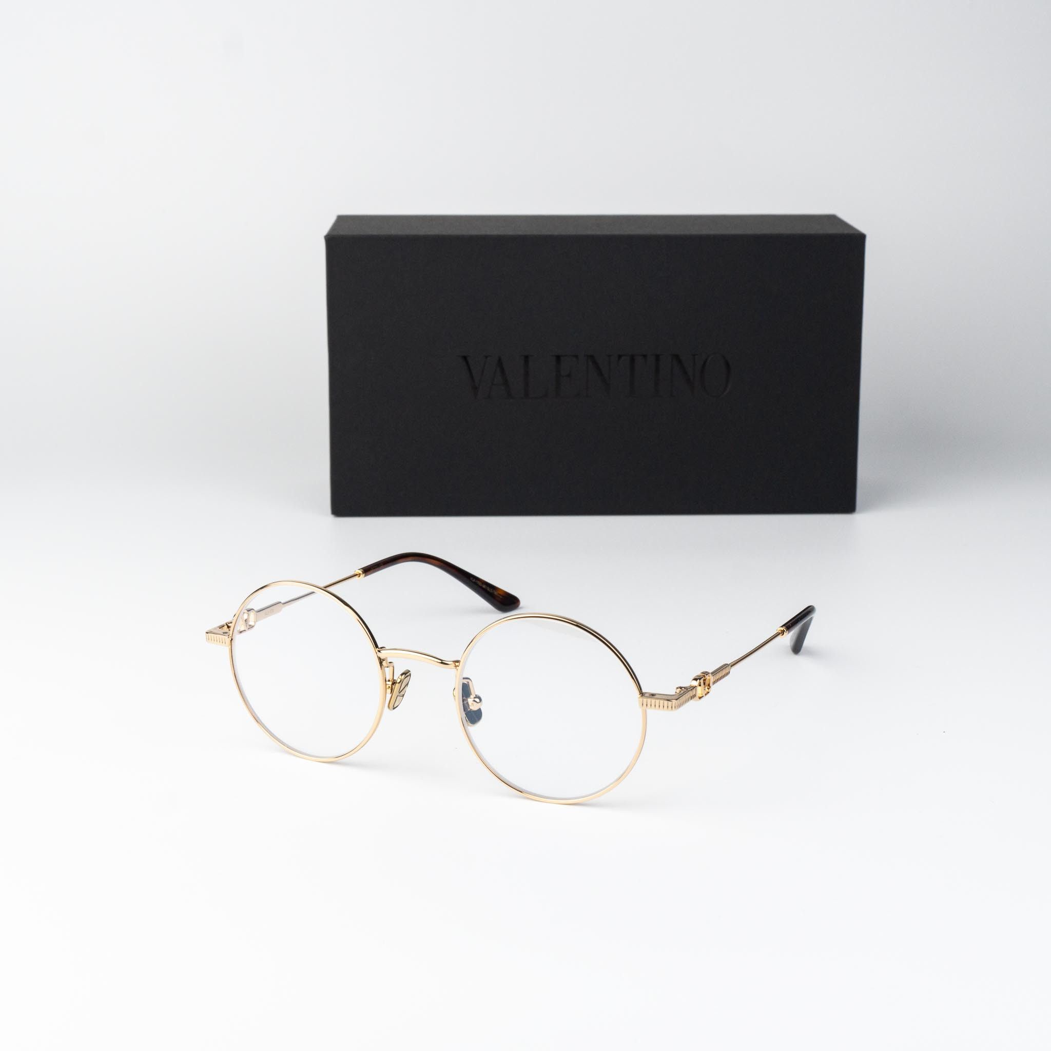 Valentino Valentino Women Eyeglasses Gold Round VLX-173 D Size ONE SIZE - 1 Thumbnail