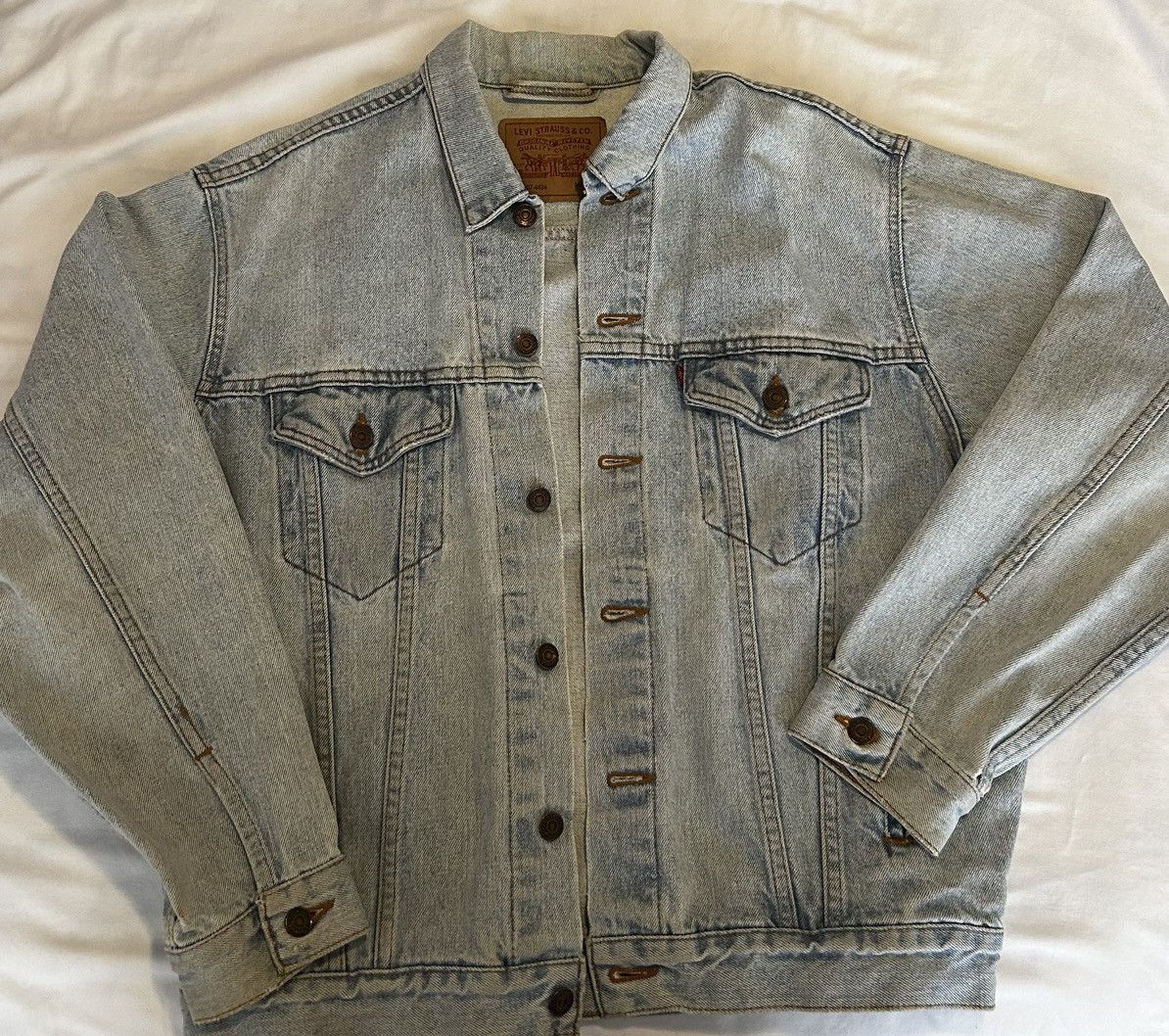 Levi's Vintage Clothing Vintage Levis washed blue denim jacket Size US M / EU 48-50 / 2 - 1 Thumbnail
