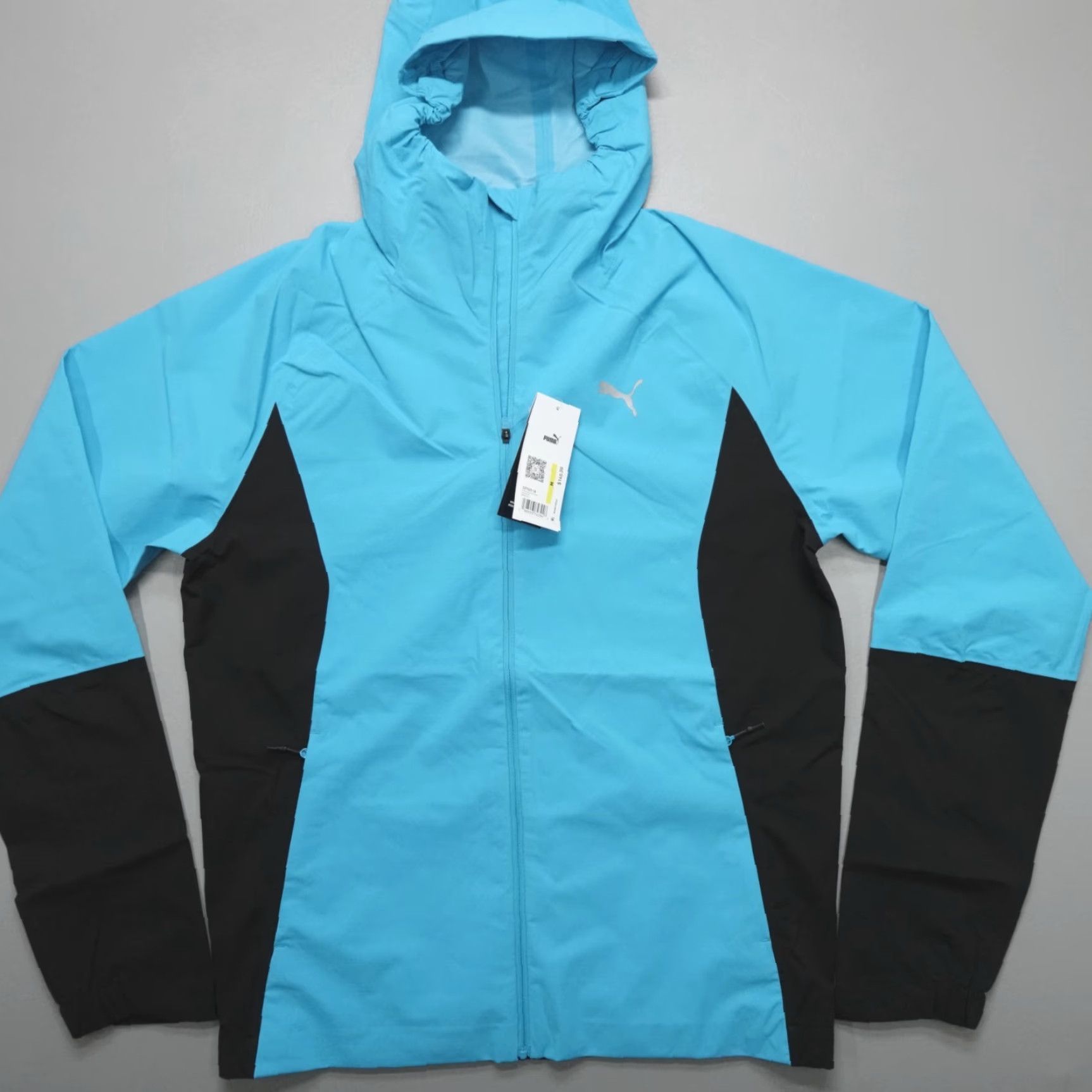 Puma PUMA Run Raincell Full Zip Jacket Mens M Size Blue Sports Outdoor Jacket Size US M / EU 48-50 / 2 - 7 Thumbnail