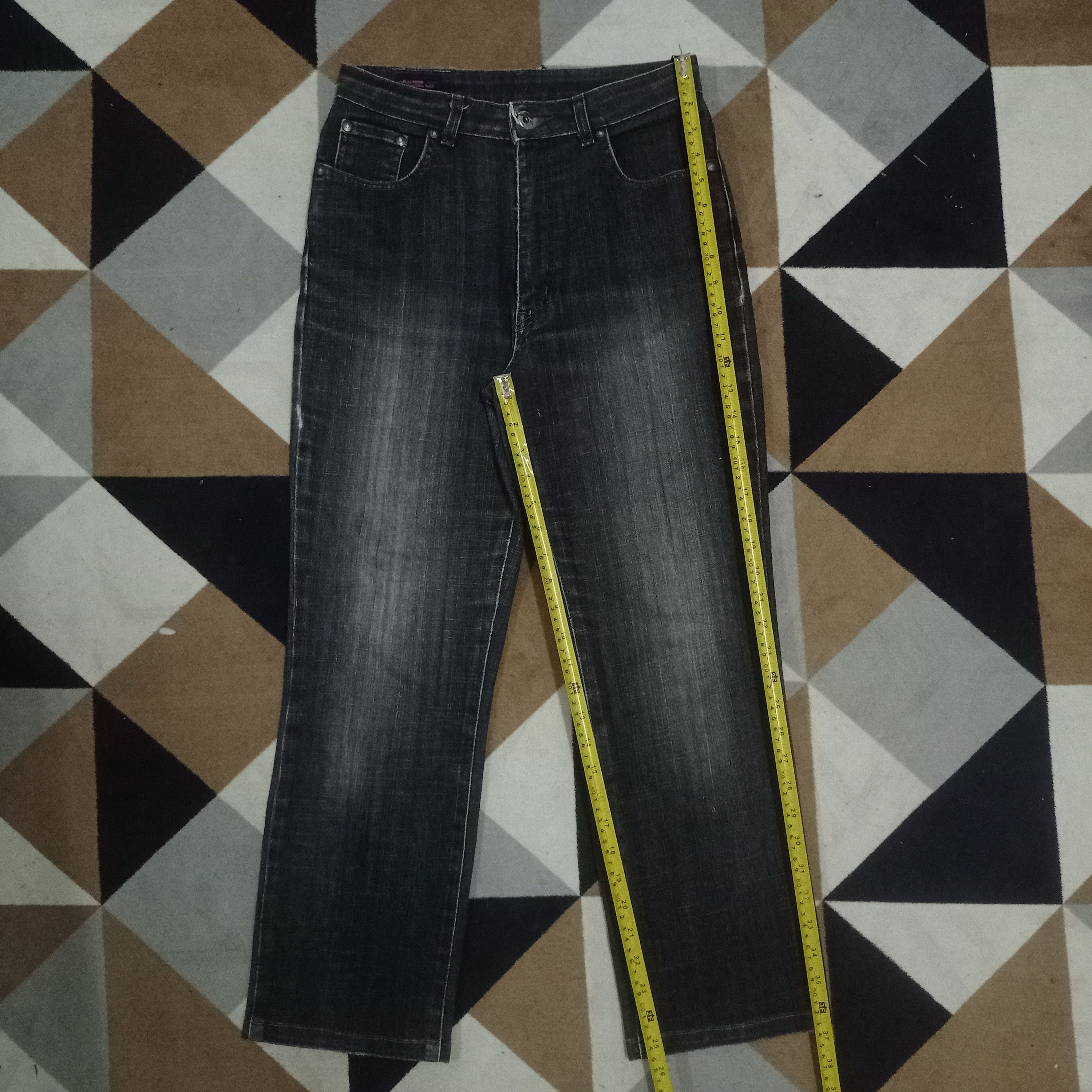 Edwin × Japanese Brand Vintage Edwin Japan Faded Black Distressed Jeans Size US 28 / EU 44 - 10 Thumbnail