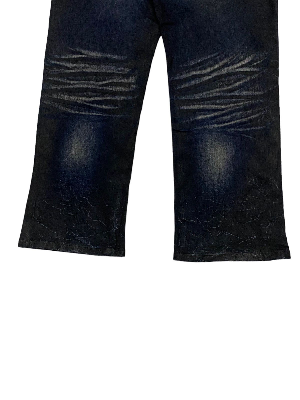If Six Was Nine × Le Grande Bleu (L.G.B.) × Nicole Club Nicole Club Jean Big Size Double Pocket Art Mud Washed Wax Size US 38 / EU 54 - 9 Thumbnail
