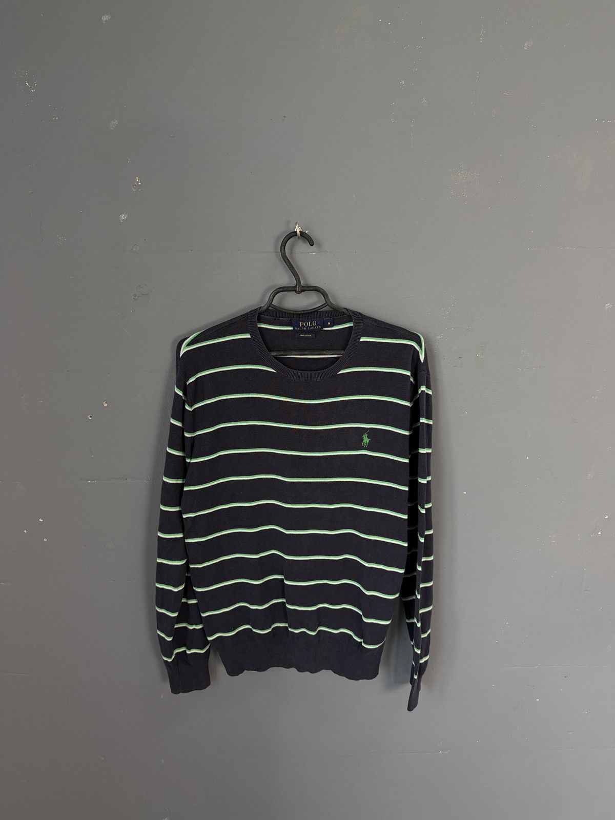 Polo Ralph Lauren Vintage Polo Ralph Lauren Striped Sweater Y2K M Size US M / EU 48-50 / 2 - 1 Thumbnail
