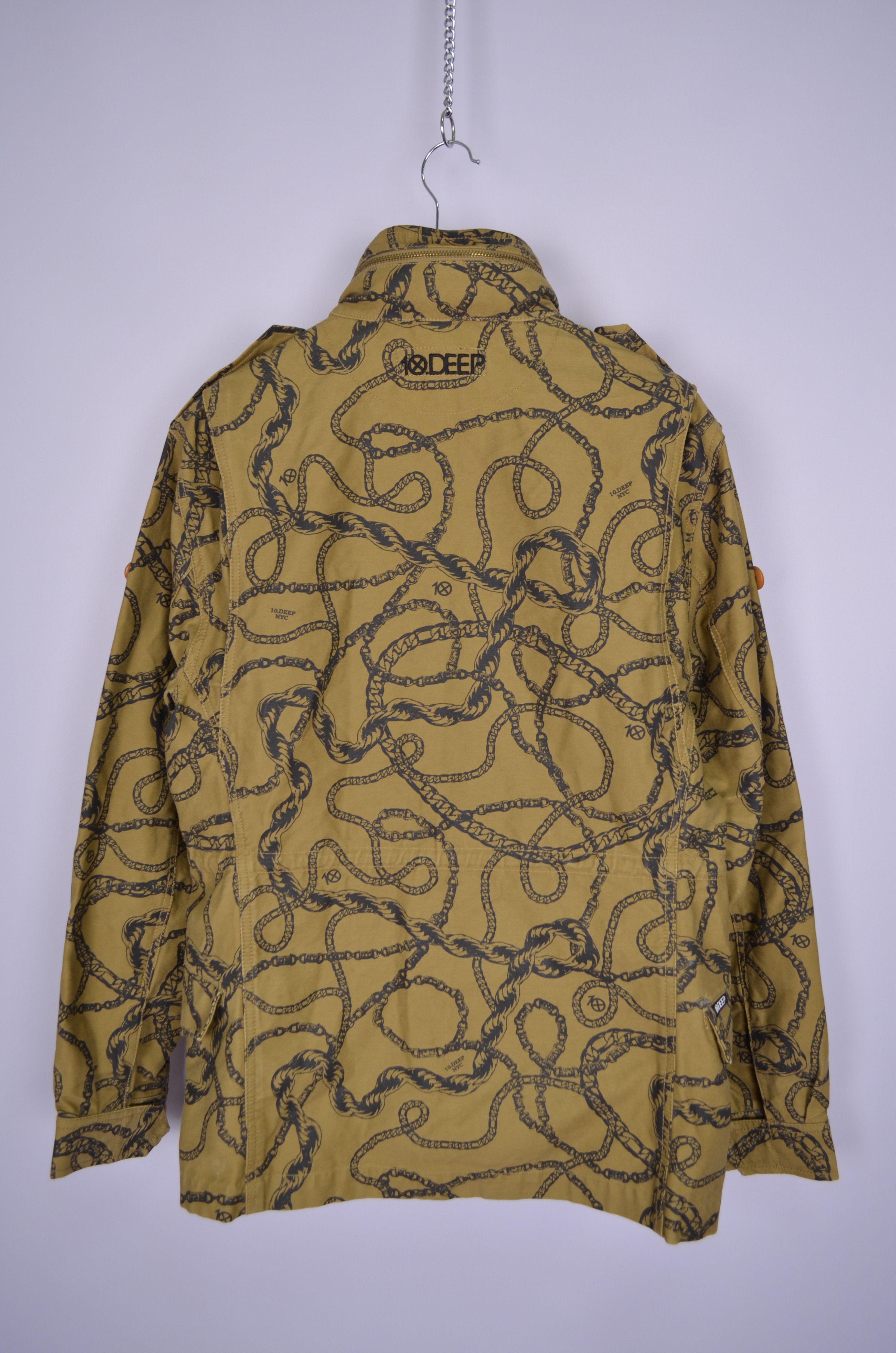 10 Deep × Designer Vintage 10.Deep Chain Gang Military Jacket w/ Zip Away Hood Size US M / EU 48-50 / 2 - 8 Thumbnail