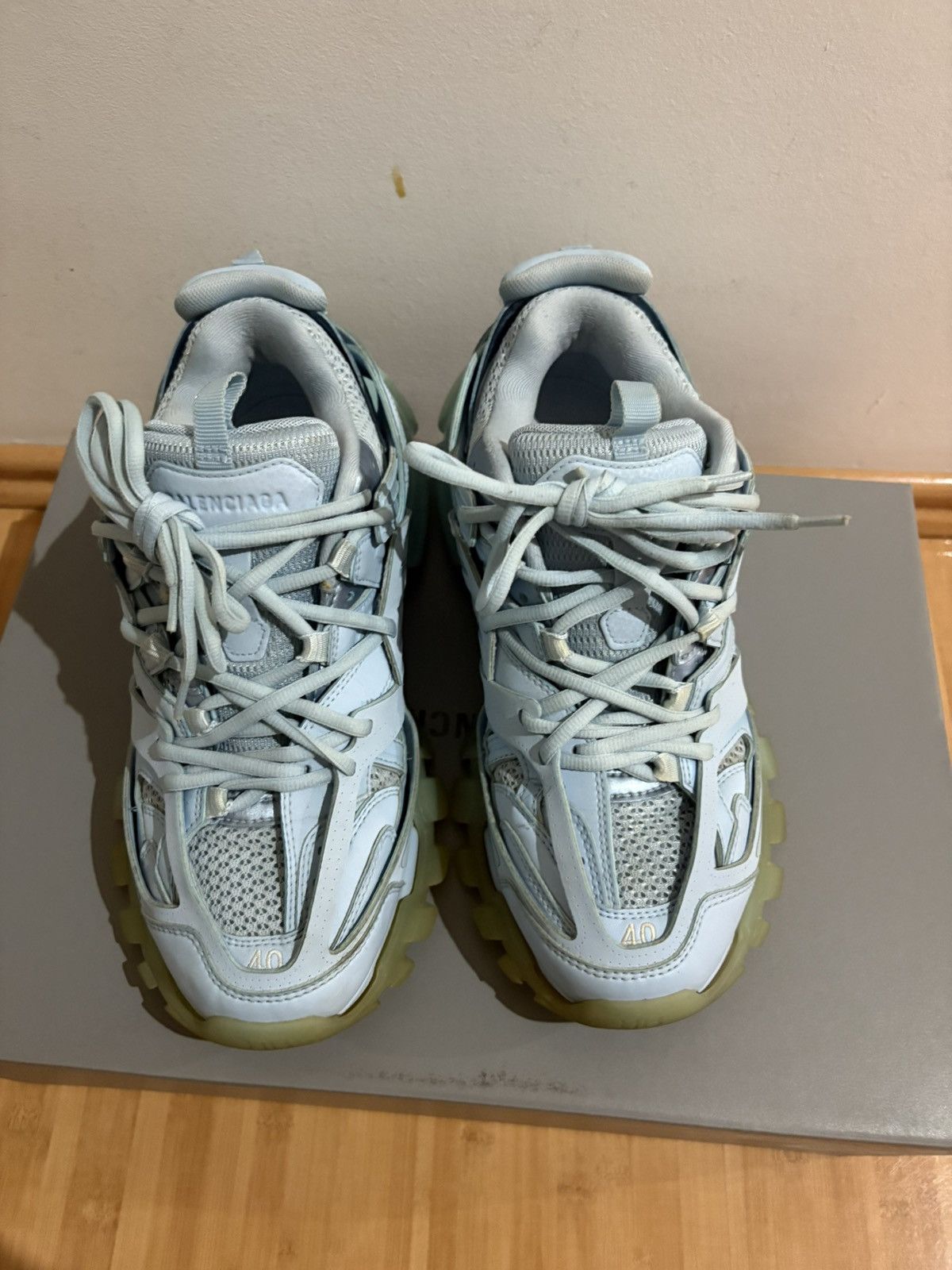 Balenciaga Balenciaga Track baby blue size 40 Size US 7 / EU 40 - 5 Thumbnail