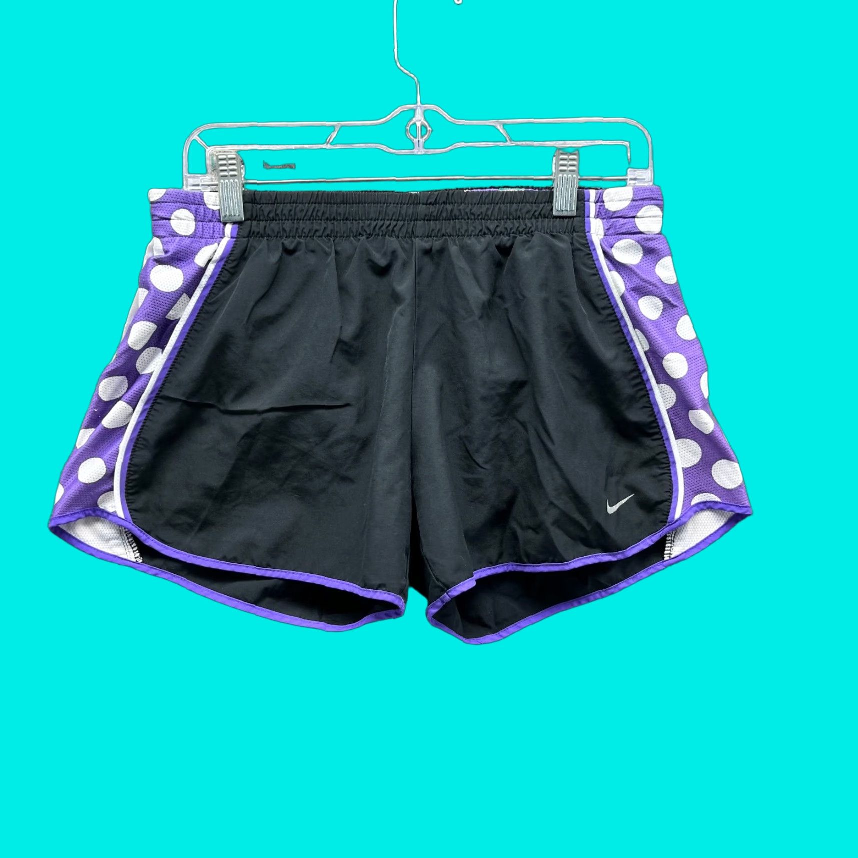 Nike Nike Shorts Men M Adult Black Purple Dri Fit Lined Gym Running Tennis 3in Inseam Regular Athletic - Nike Clothing Size 32" / US 10 / IT 46 - 1 Thumbnail