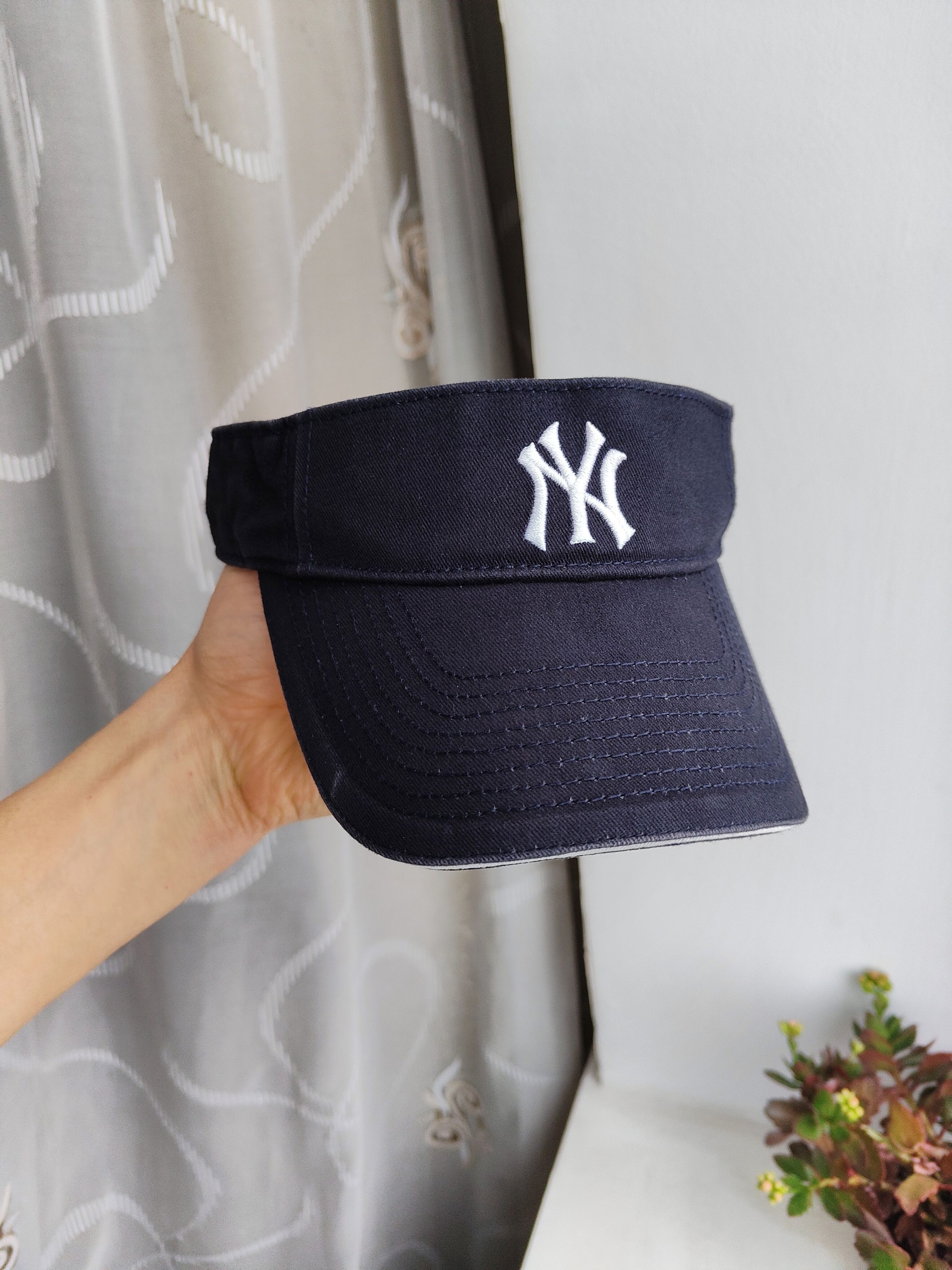 New Era Vintage New Era NY Yankees MLB Visor Cap Size ONE SIZE - 9 Thumbnail