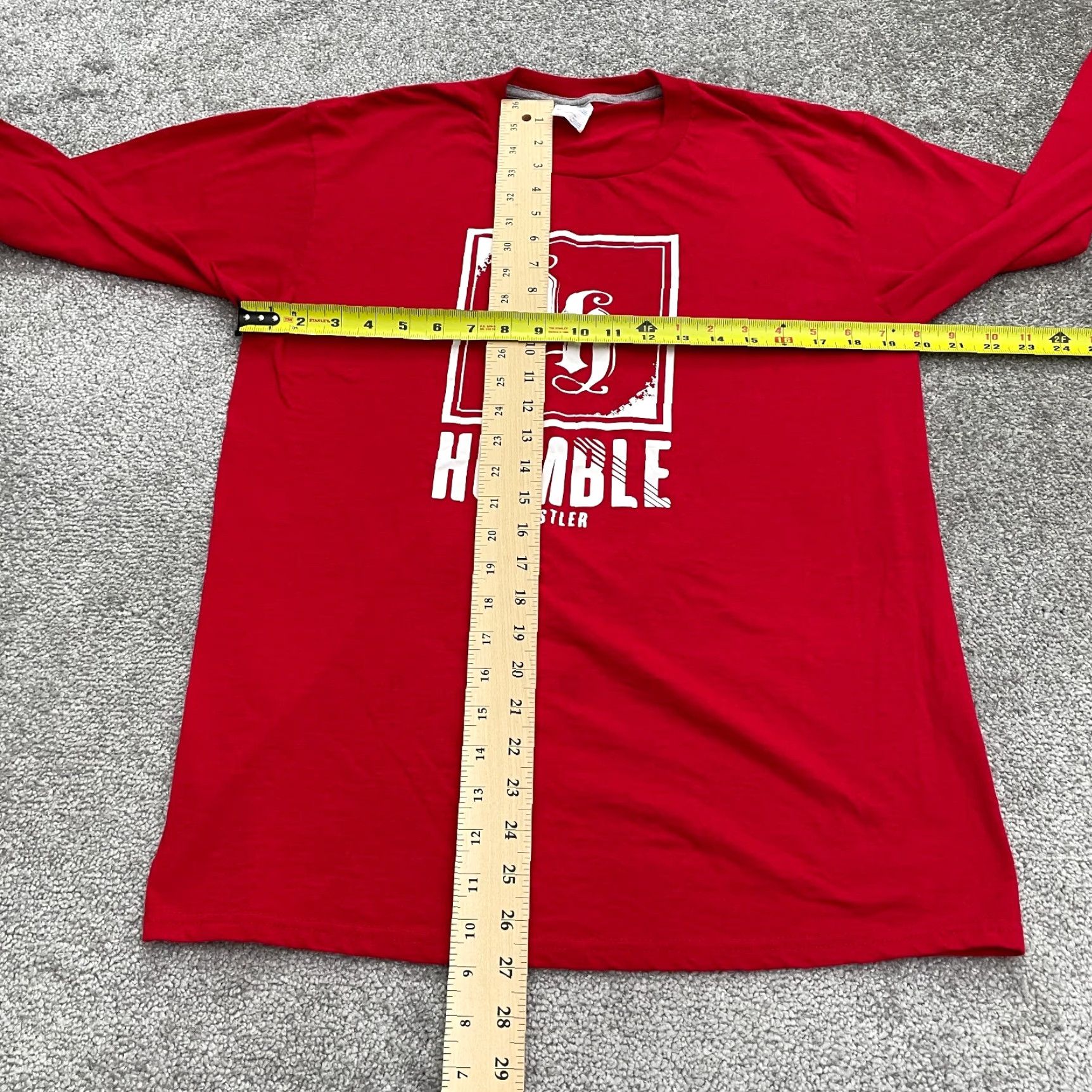 Vintage Unbranded T-Shirt Mens Regular Red Long Sleeve Crew Neck Casual Outdoor Size US M / EU 48-50 / 2 - 6 Thumbnail