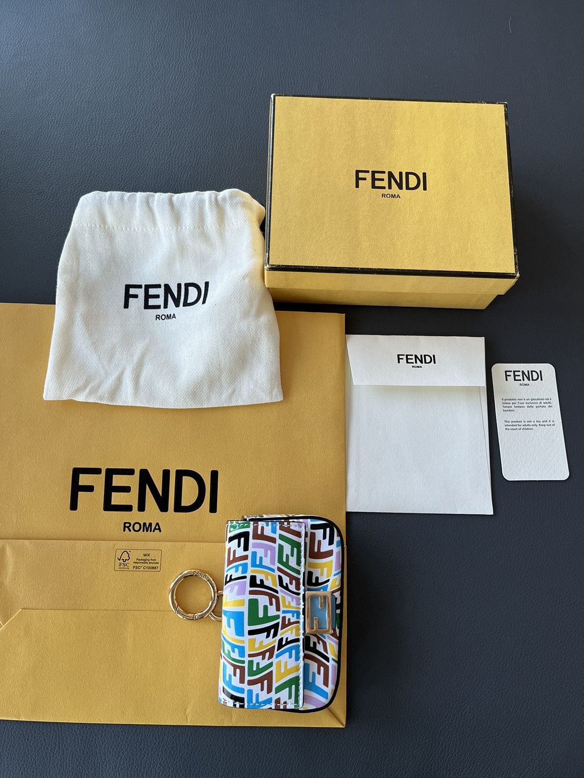Fendi Fendi Super Runway Mini Bouquet Charm Bag Brand New Size ONE SIZE - 9 Thumbnail