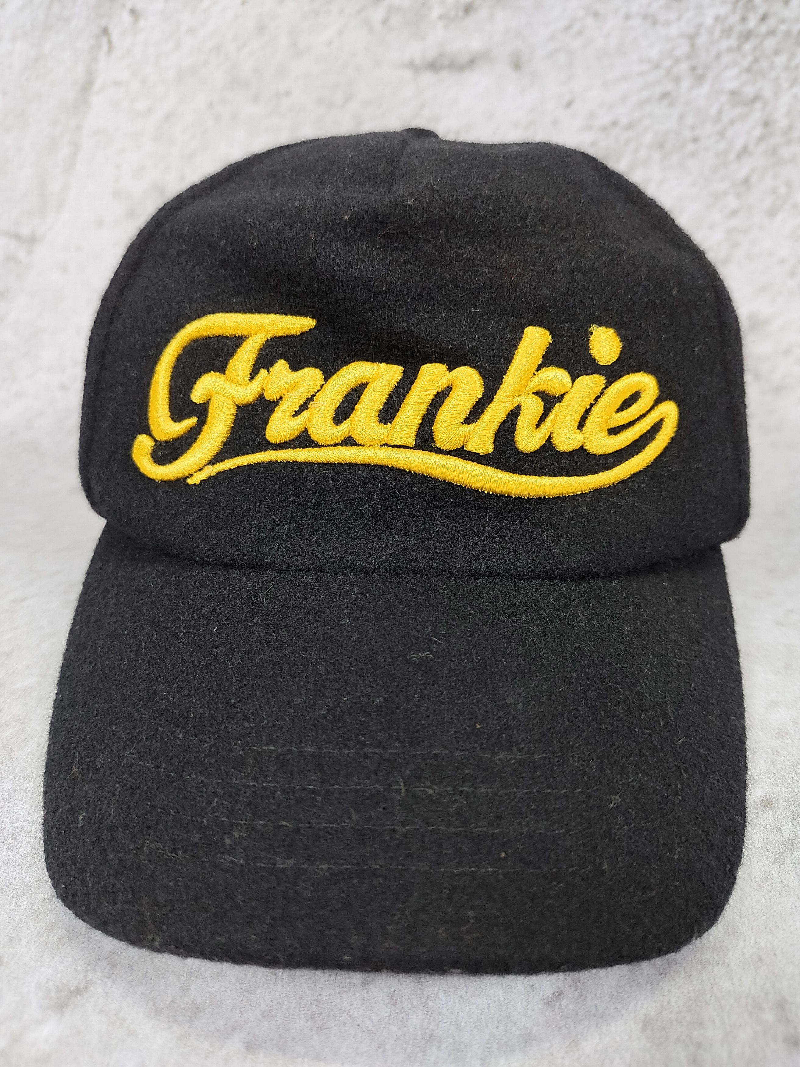 Frankie Morello 00s Frankie Morello-Archive Script Logo Embroidered Wool Cap Size ONE SIZE - 3 Thumbnail