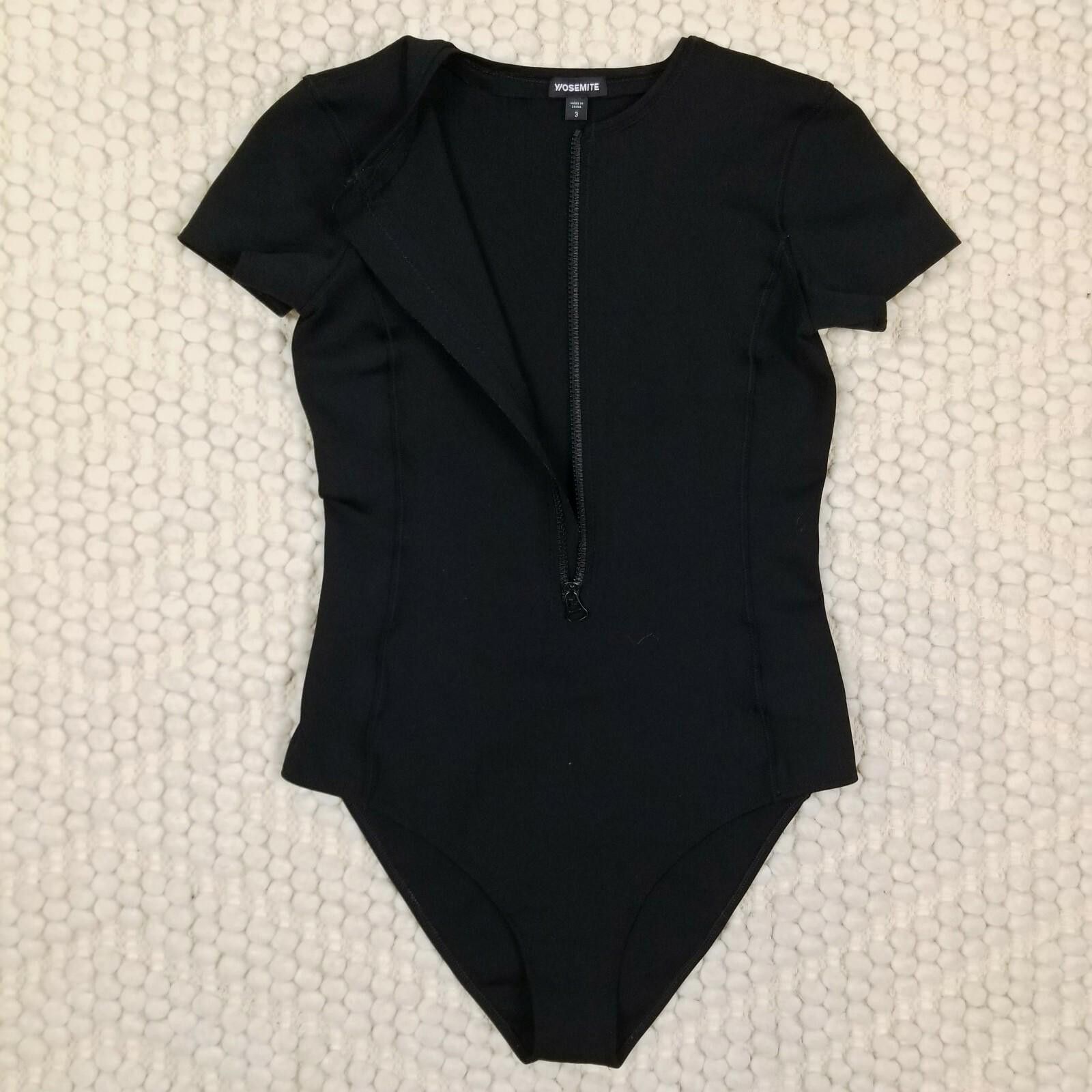 James Perse James Perse Y/OSEMITE Scuba Bodysuit Black Sz 3 Size L / US 10 / IT 46 - 8 Thumbnail