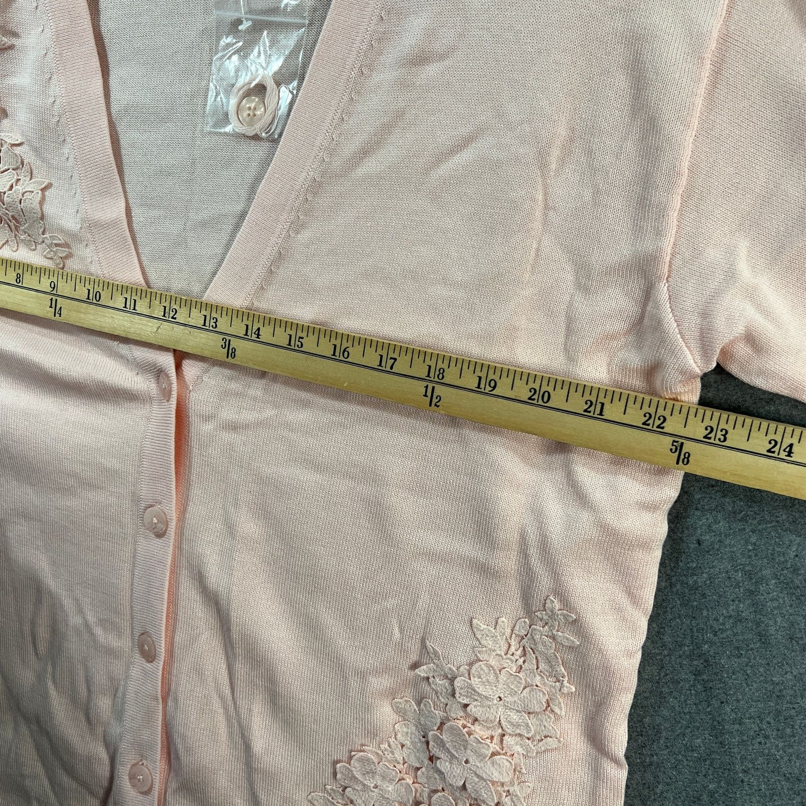 Other Isaac Mizrani Live! Women's Cardigan Size M Orange Color Size M / US 6-8 / IT 42-44 - 9 Thumbnail