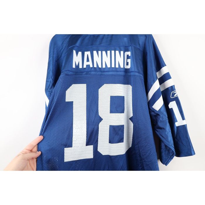 free shipping, vintage reebok peyton manning