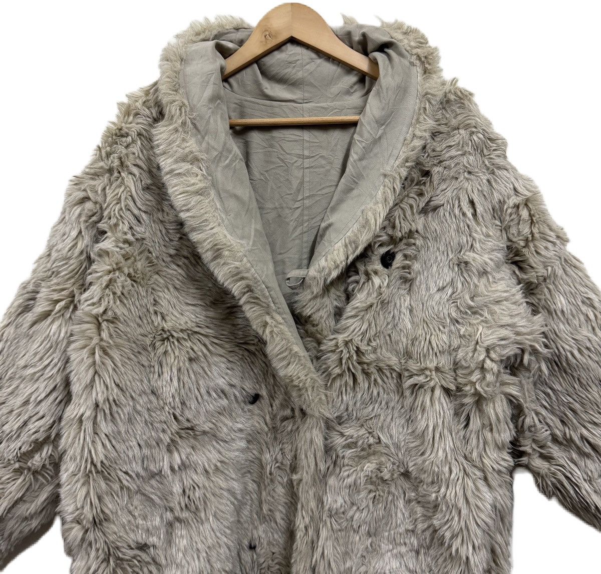 Issey Miyake Vintage Huitieme 8e Reversible Faux Fur Hairy Jacket Size US XL / EU 56 / 4 - 3 Thumbnail