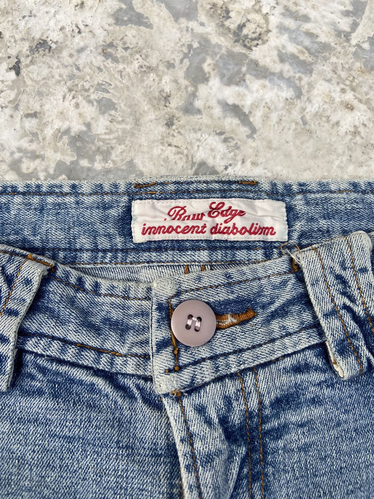 Beauty Beast × Japanese Brand × Le Grande Bleu (L.G.B.) Raur edge denim pants cargo Size 27" / US 4 / IT 40 - 9 Thumbnail