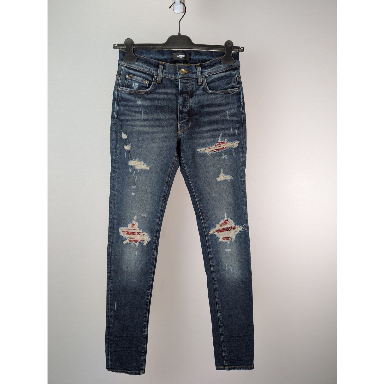 Amiri o1rshd1 Q:2 / Bandana MX1 Denim Jeans in Deep Classic Size US 30 / EU 46 - 2 Thumbnail