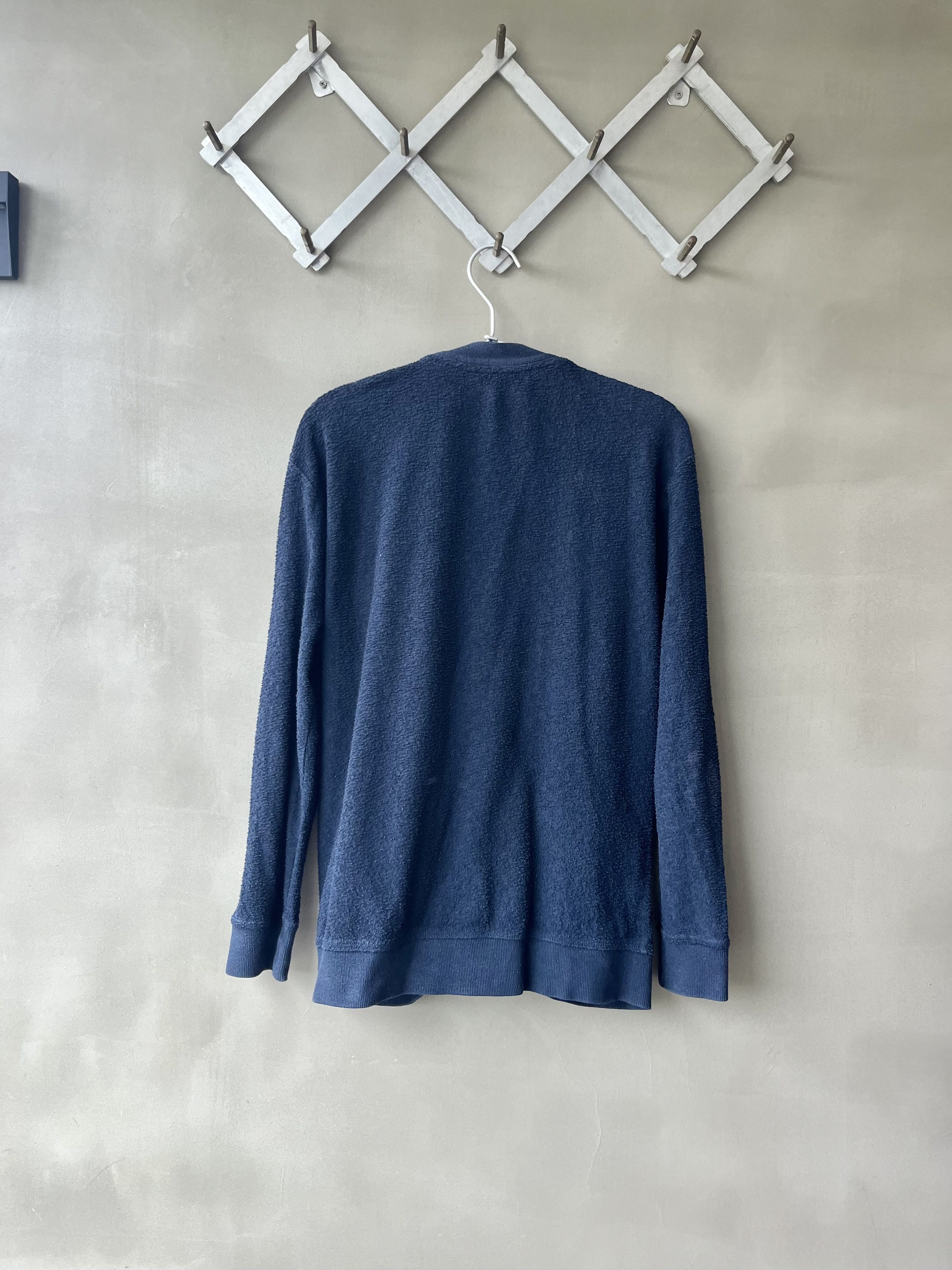 A.P.C. A.P.C. France Mens Japan Made Cotton Terry Cardigan Sweater Size US S / EU 44-46 / 1 - 8 Thumbnail