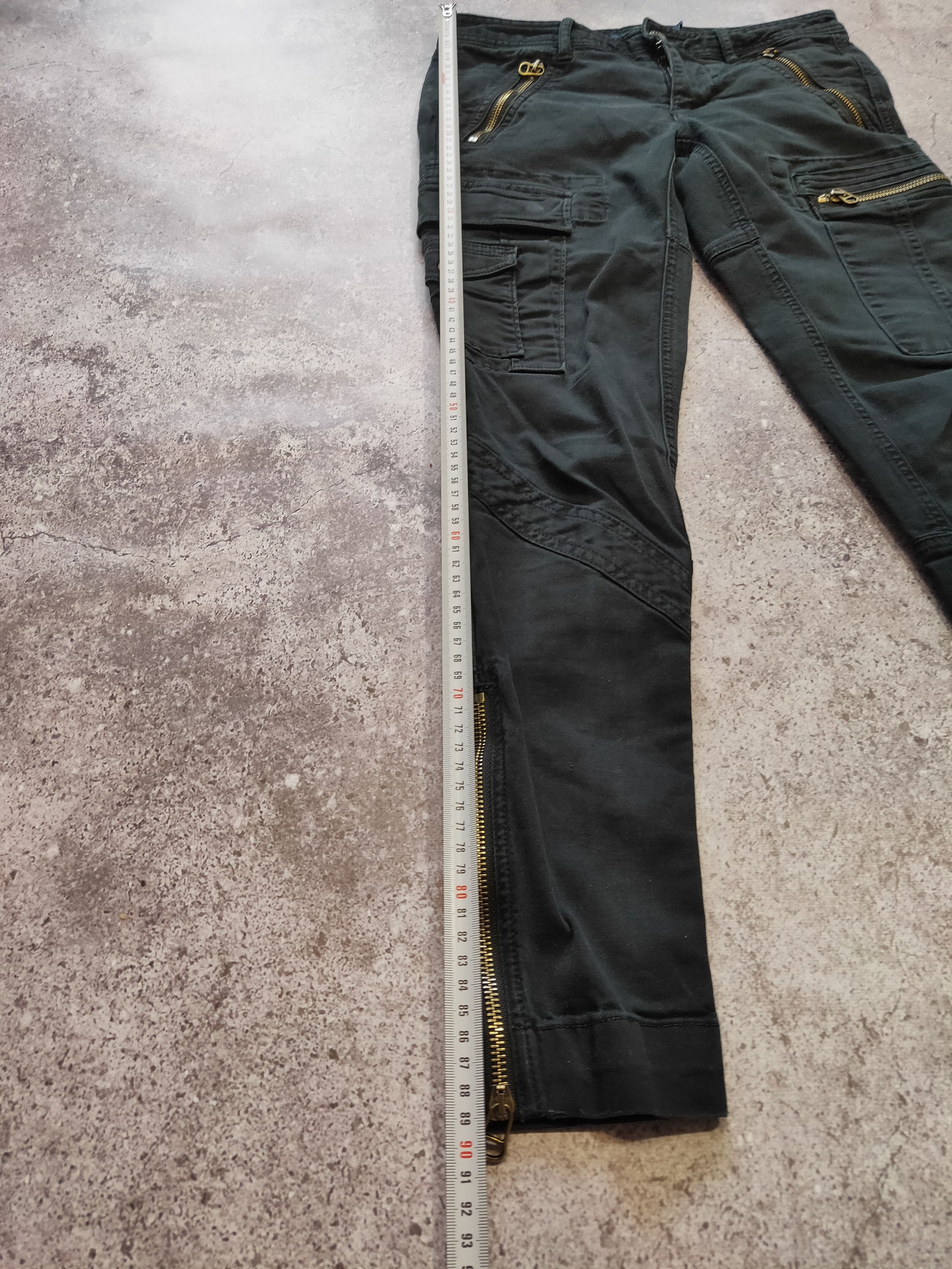 Denim & Supply Ralph Lauren × Polo Ralph Lauren × Ralph Lauren Vintage Ralph Lauren Cargo Biker Pants Rare y2k Size 26" / US 2 / IT 38 - 6 Thumbnail