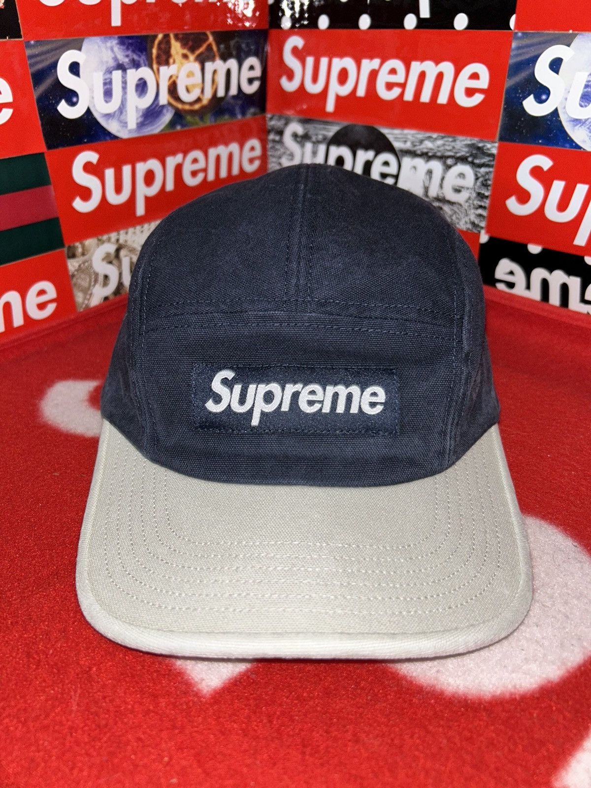 Supreme Supreme Ventile 2-Tone Camp Cap Navy SS25 NEW Size ONE SIZE - 2 Thumbnail
