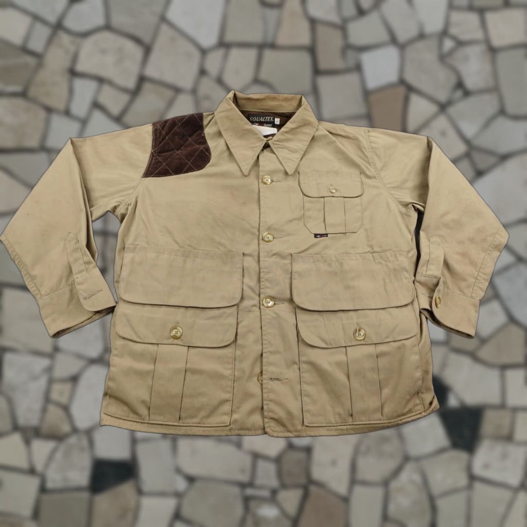 Vintage VINTAGE RedHead Jacket Mens Large Tan Squaltex Hunting Shooting Game Pouch Coat Size US L / EU 52-54 / 3 - 1 Thumbnail