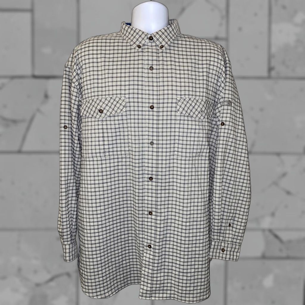 The North Face The North Face Shirt Checkered Long Sleeve Button Front Gray XL Men Regular Size XL Size US XL / EU 56 / 4 - 1 Thumbnail