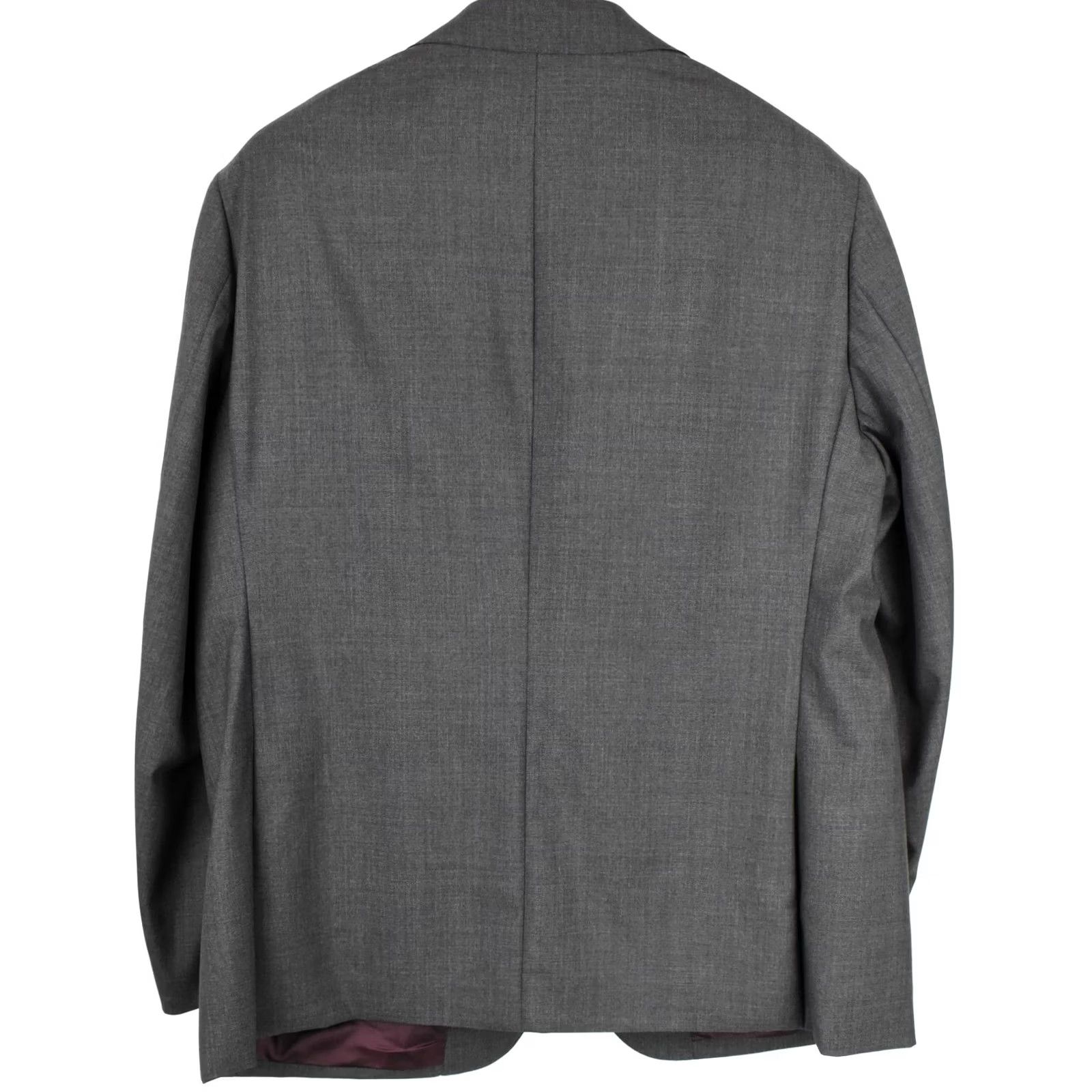 Suitsupply Suitsupply Lazio Suit Men's XL / W42 Single Breasted Wool Notch Lapel 2 in 1 Grey, 2 Piece, Regular Fit Mens Size 46R - 7 Thumbnail
