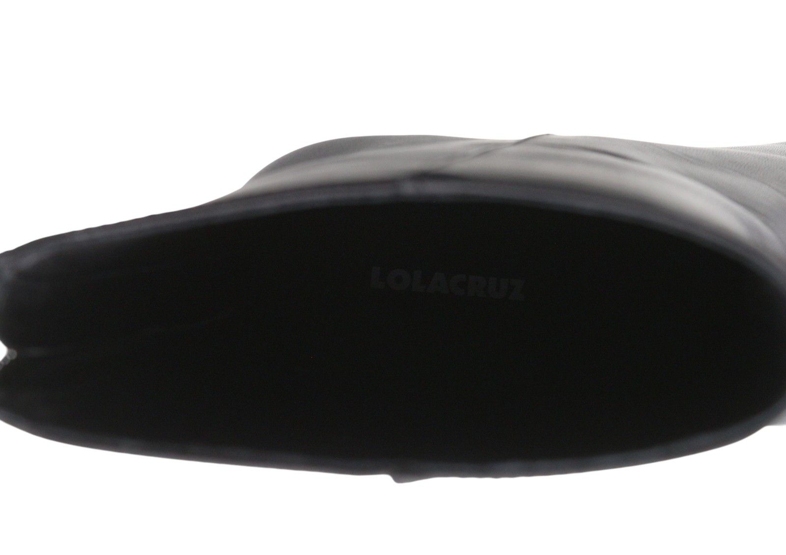 Other LOLA CRUZ KAUS EU41 Black Leather Heeled Almond 87543 Size US 10 / IT 40 - 10 Thumbnail