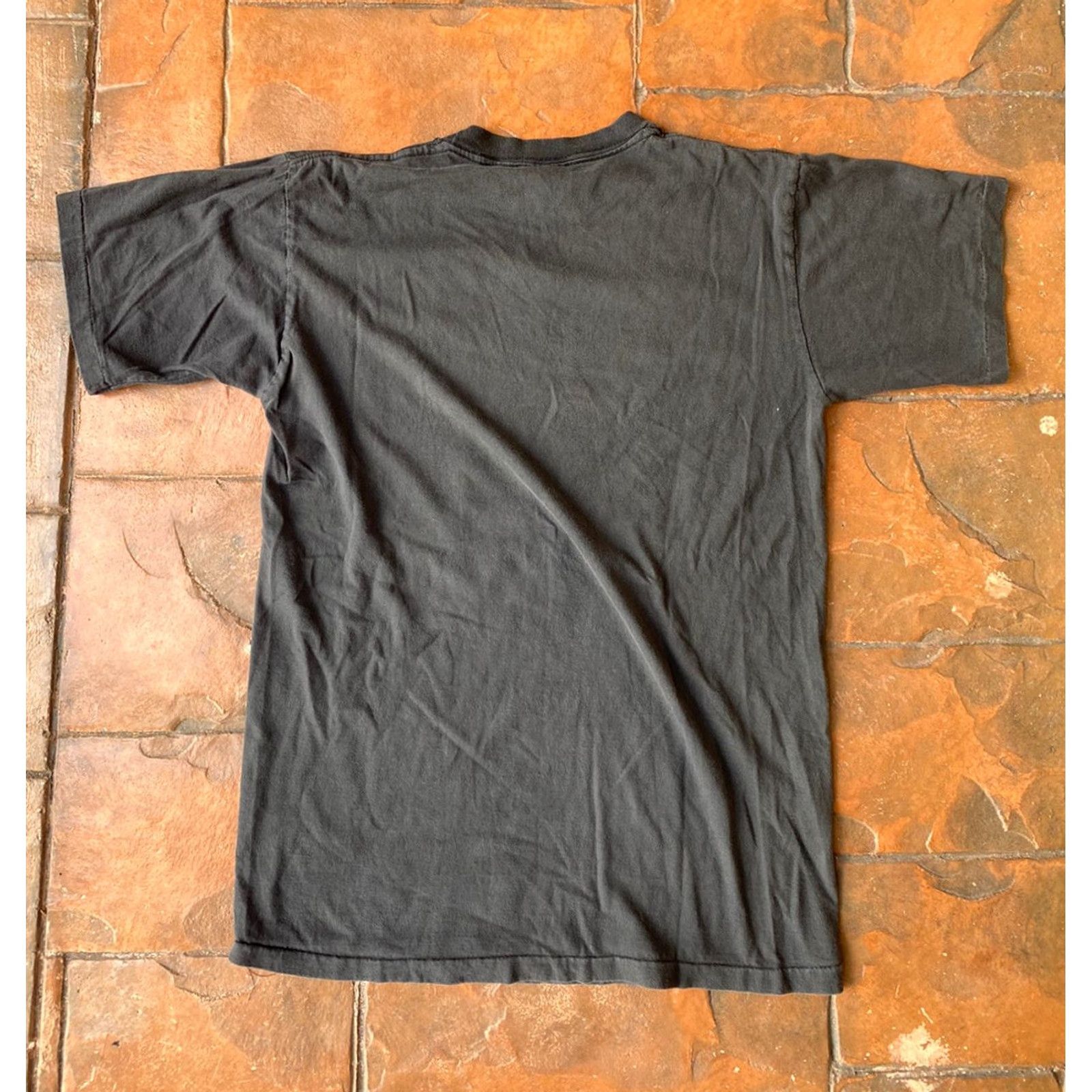 Vintage VINTAGE 90s Las Vegas Nevada King Tourist Single Stitched Black T Shirt Medium Mens Regular Short Sleeve Crew Neck Cotton Logo Graphic Print Size US M / EU 48-50 / 2 - 4 Thumbnail