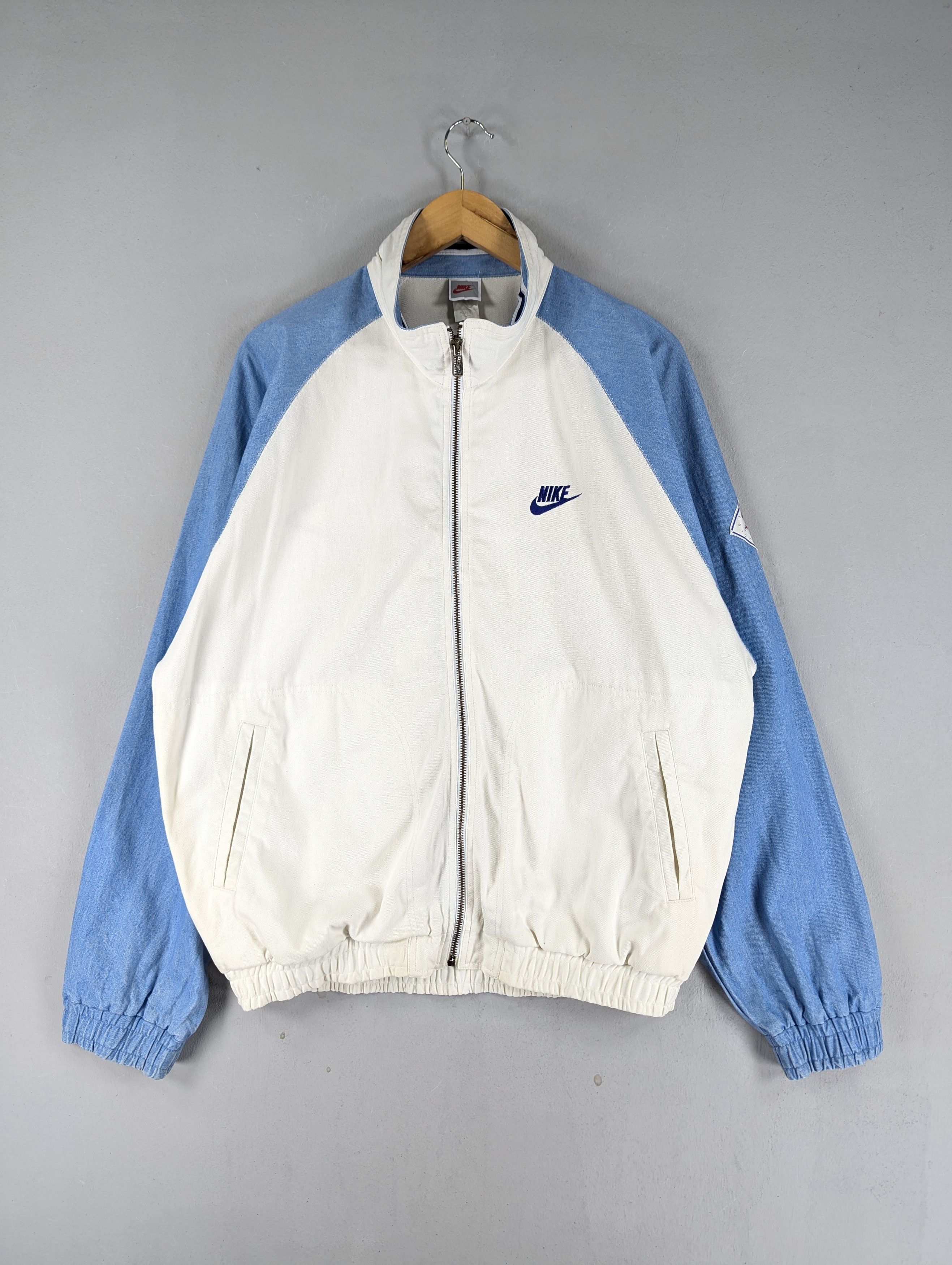 Nike × Vintage Nike Premier 90s Vintage Track Bomber Style