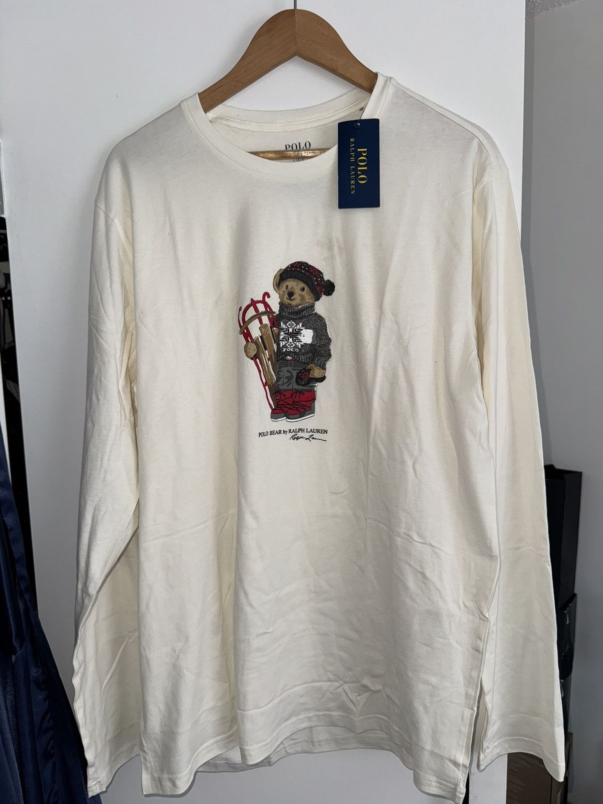 Polo Ralph Lauren Polo Ralph Lauren L/S Shirt Ski Bear RRL Rugby Snow Beach Size US L / EU 52-54 / 3 - 1 Thumbnail