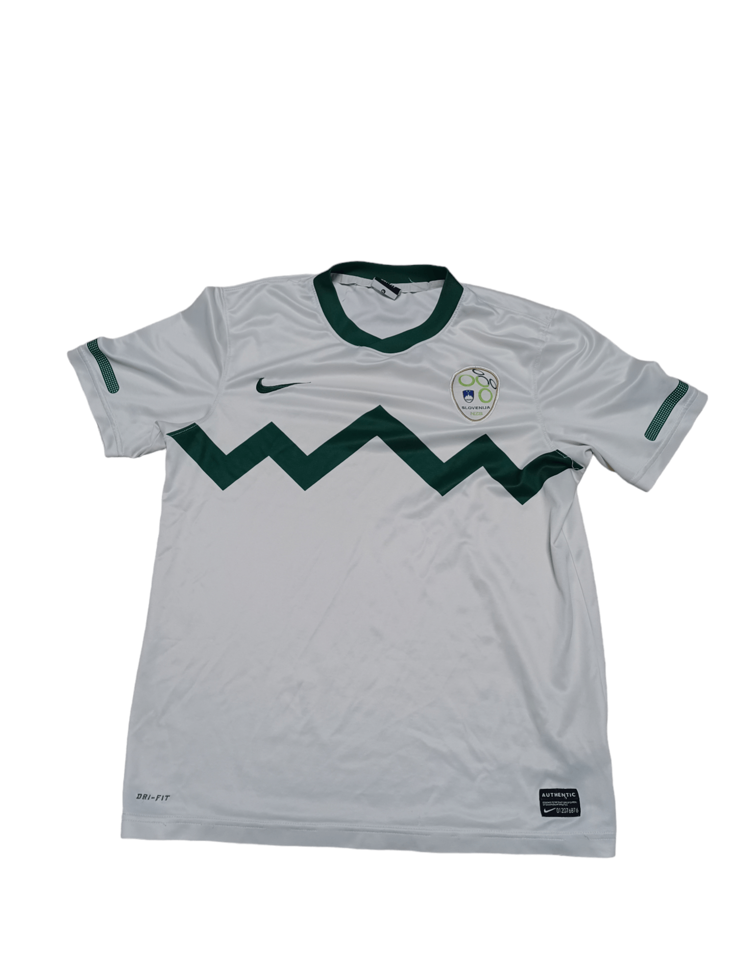 Nike NIKE SLOVENIA NATIONAL TEAM 2011 SOCCER FOOTBALL JERSEY Size US S / EU 44-46 / 1 - 1 Thumbnail