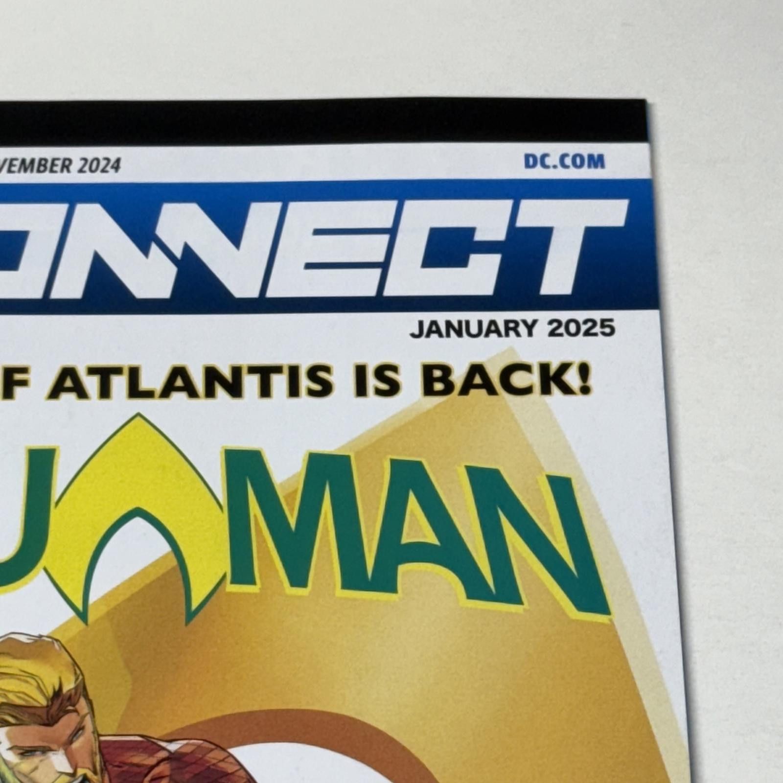 DC Comics DC Connect #54: Aquaman Returns Promo - November 2024 NM+ Size ONE SIZE - 3 Thumbnail