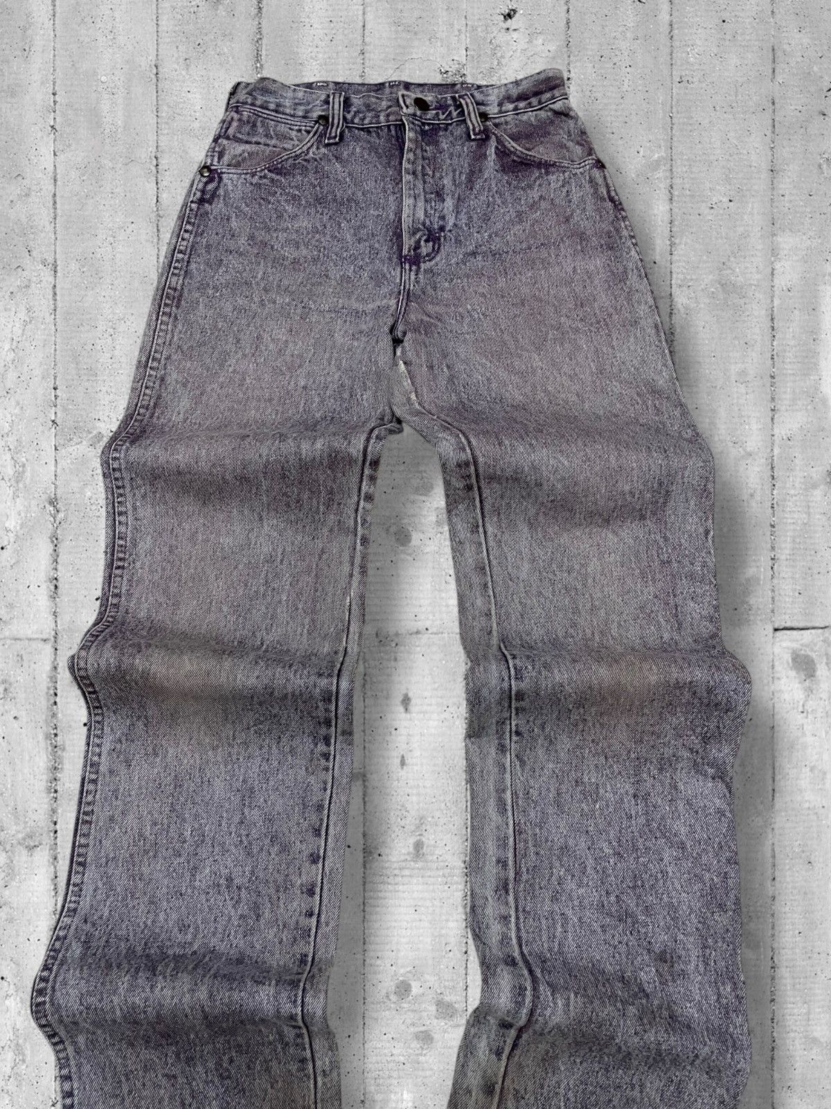 Designer × Vintage × Wrangler Og Vintage 1990s Designer Wrangler High Waist Scovill Zip Size US 27 - 4 Thumbnail