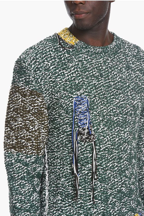 OAMC o1y0225 Crewneck Sweater in Multicolor Size US M / EU 48-50 / 2 - 2 Thumbnail
