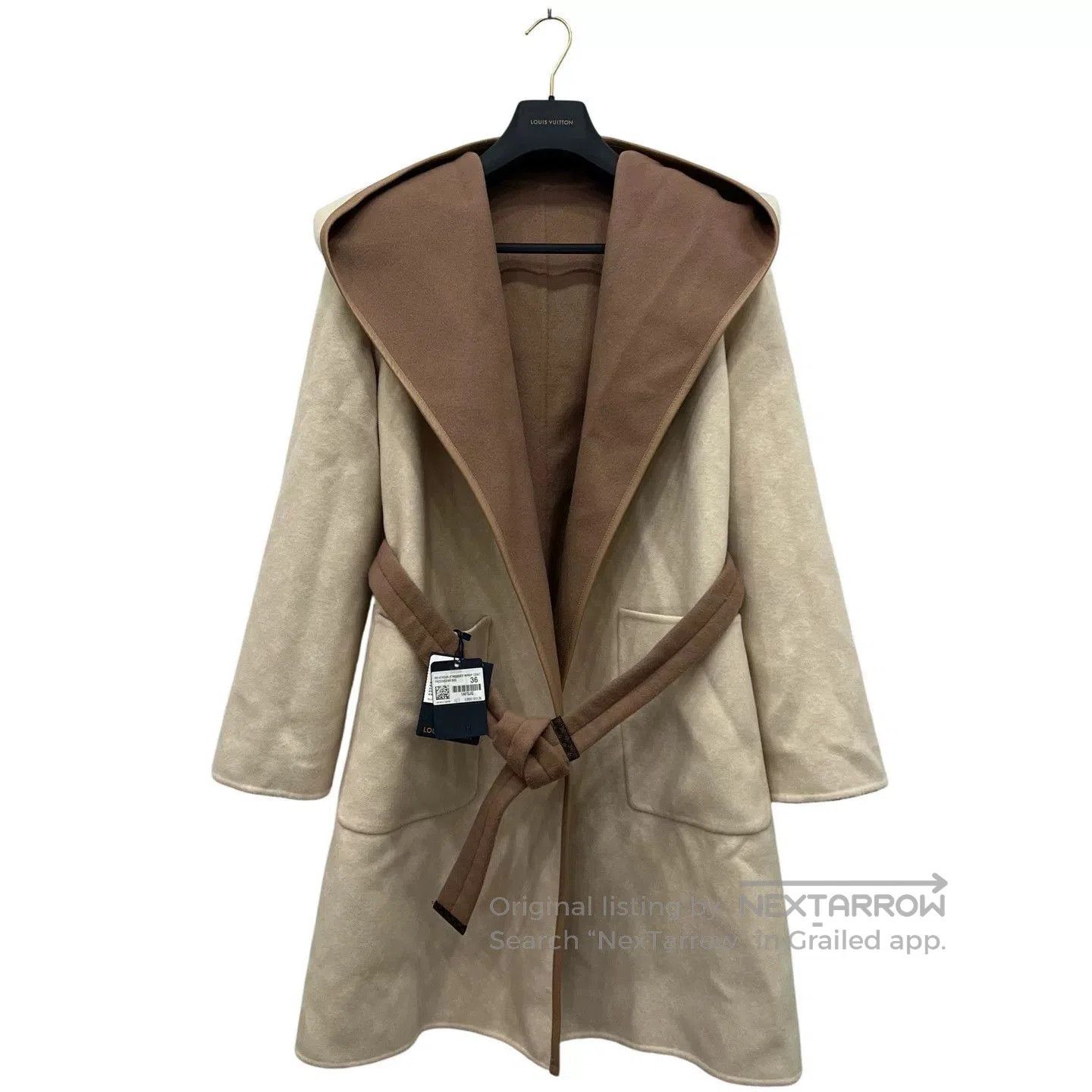 Louis Vuitton Louis Vuitton Beige Double-Sided Hooded Coat. Size US S / EU 44-46 / 1 - 7 Thumbnail