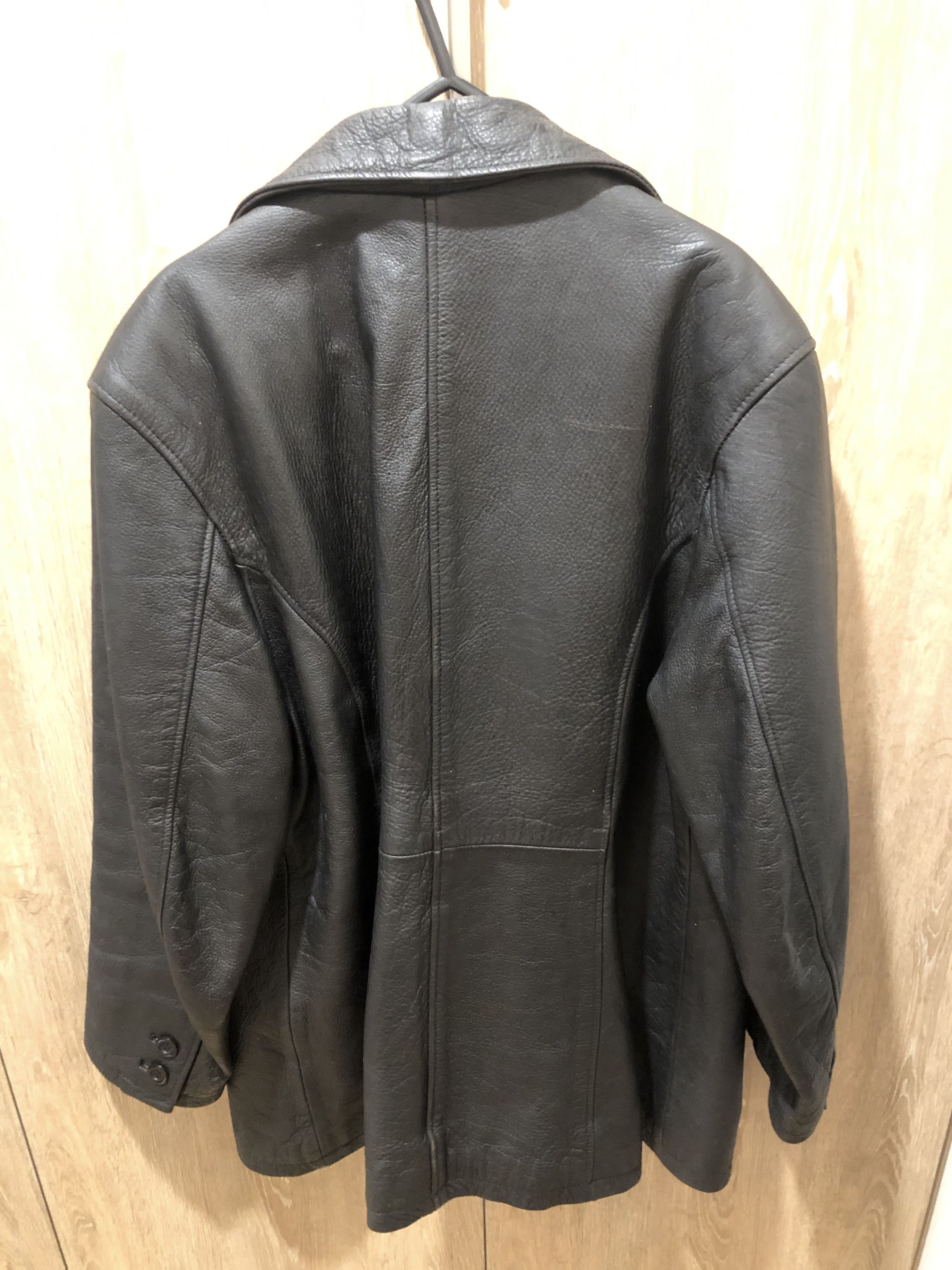 Other Mens Black Vintage Leather Jacket Size US L / EU 52-54 / 3 - 3 Thumbnail