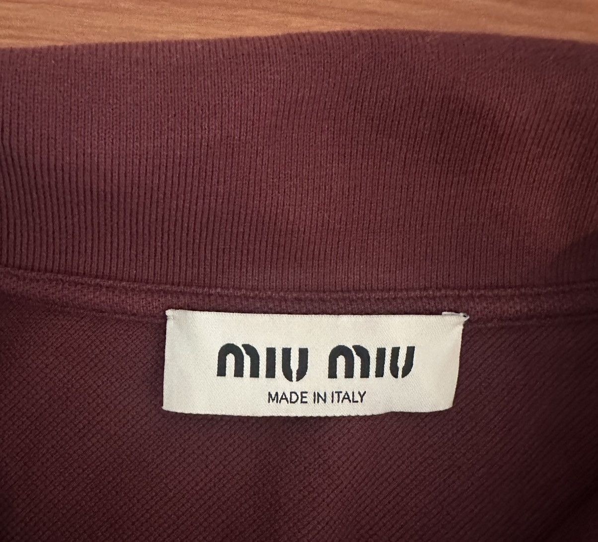 Miu Miu Miu Miu Polo - Amaranto Size US M / EU 48-50 / 2 - 5 Thumbnail