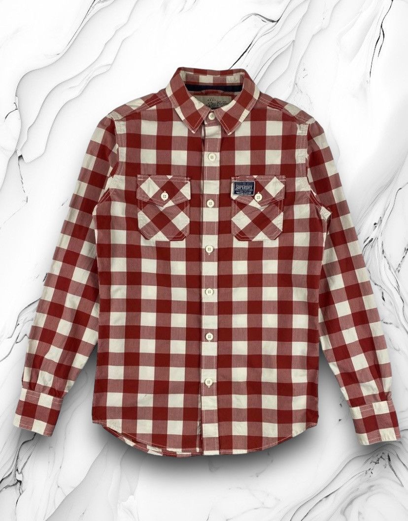 Superdry Mens Shirt Long Sleeve Superdry Size M Size US S / EU 44-46 / 1 - 1 Thumbnail