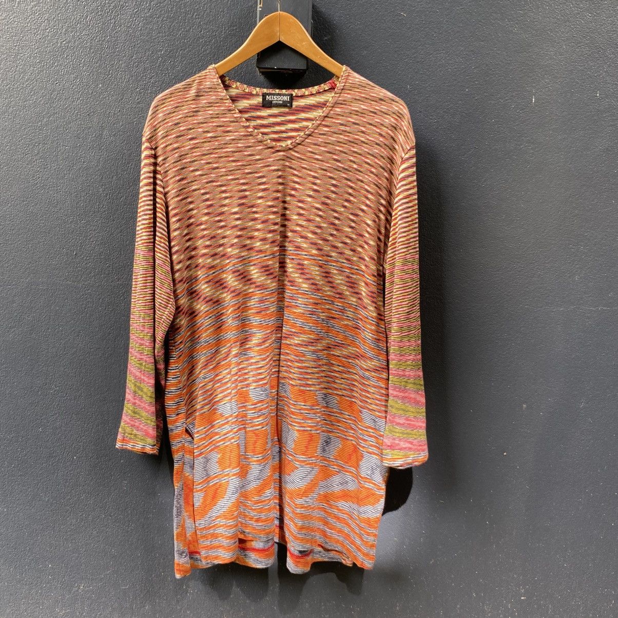 Missoni Missoni Multicolor Knit V-Neck Dress Size M / US 6-8 / IT 42-44 - 19 Thumbnail
