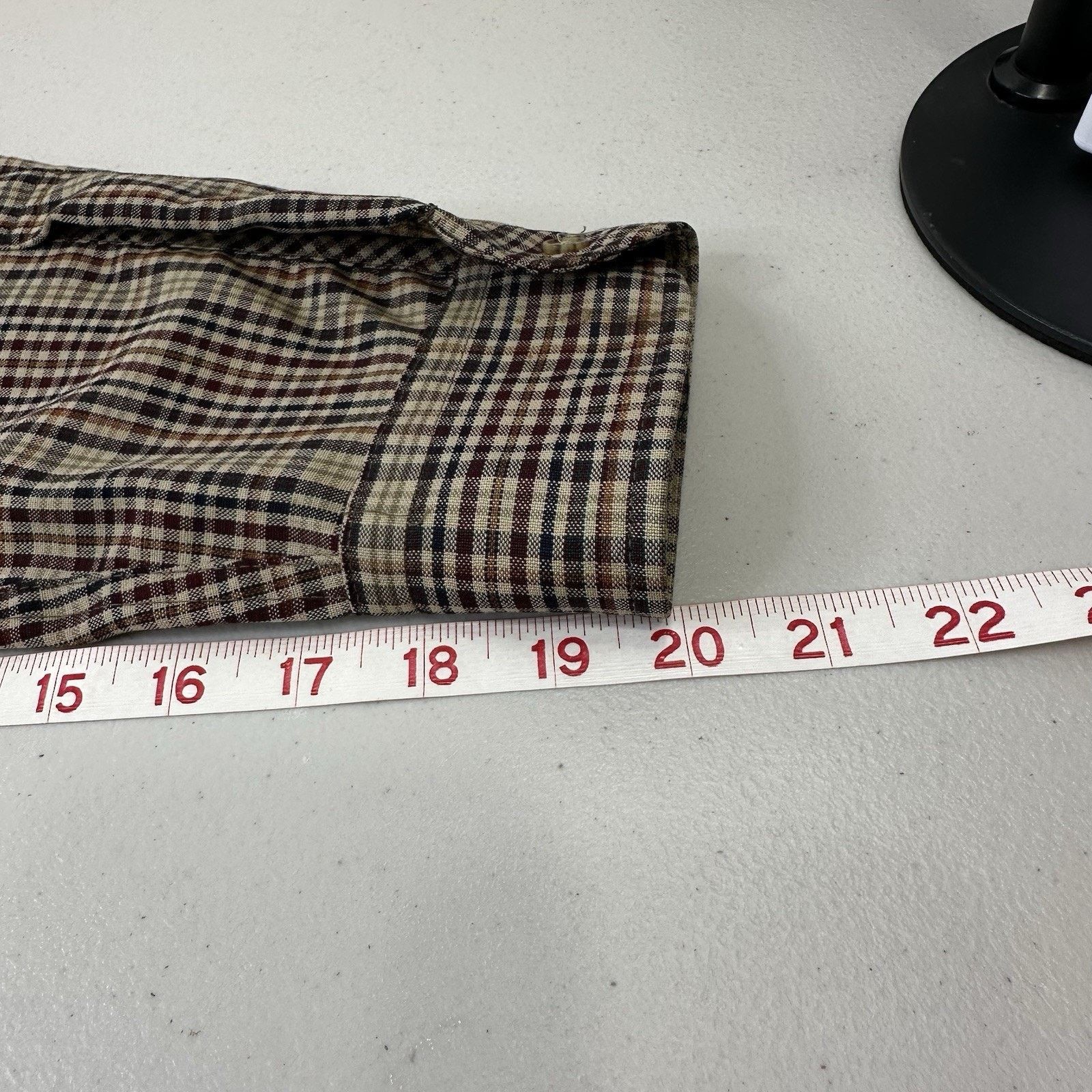 Pendleton Vintage Pendleton Worsted Wool Shirt Men Large Brown Plaid Size US L / EU 52-54 / 3 - 5 Thumbnail