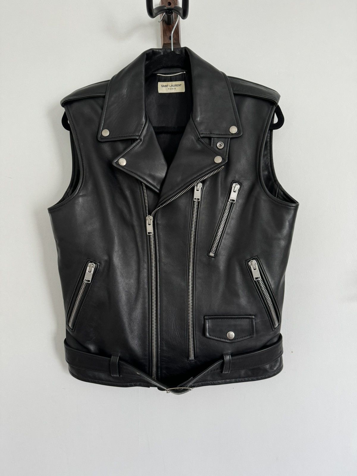 Saint Laurent Paris Heidi 2013 Calf L17 vest Size US M / EU 48-50 / 2 - 1 Thumbnail