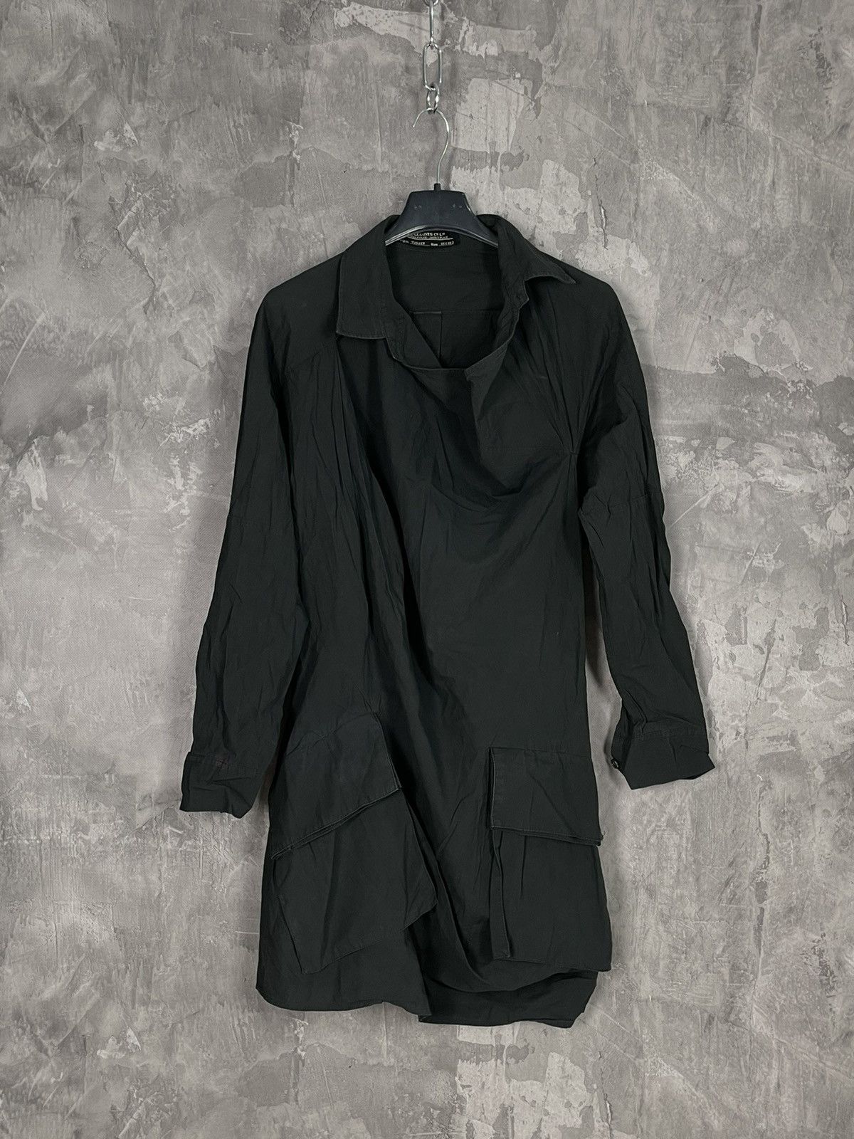 Allsaints × Vintage Black Opium Gothic Style Y2K Cargo Long Sleeve Shirt Size XS / US 0-2 / IT 36-38 - 1 Thumbnail