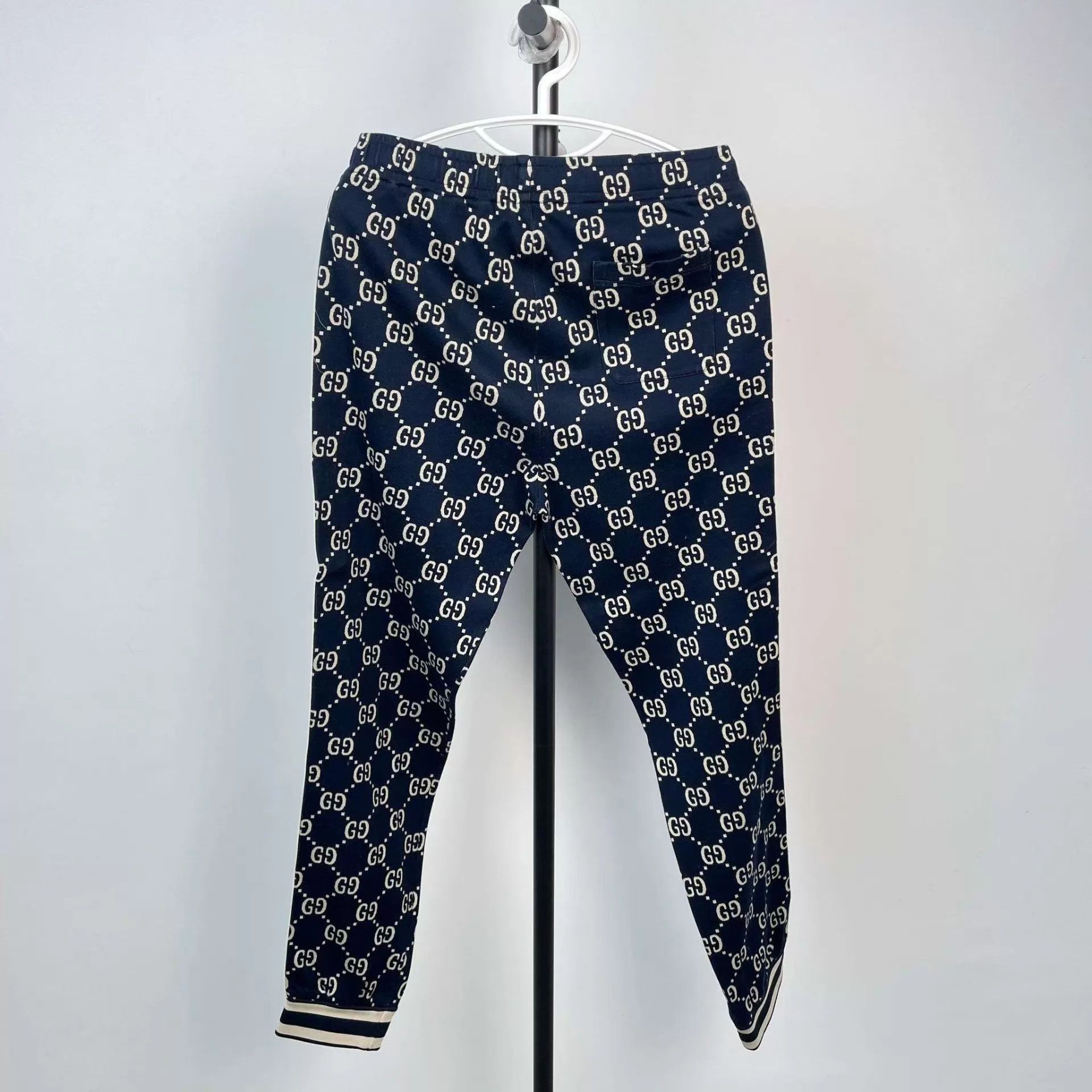 Gucci Gucci GG Supreme knit pants blue M Size 27" / US 4 / IT 40 - 2 Thumbnail