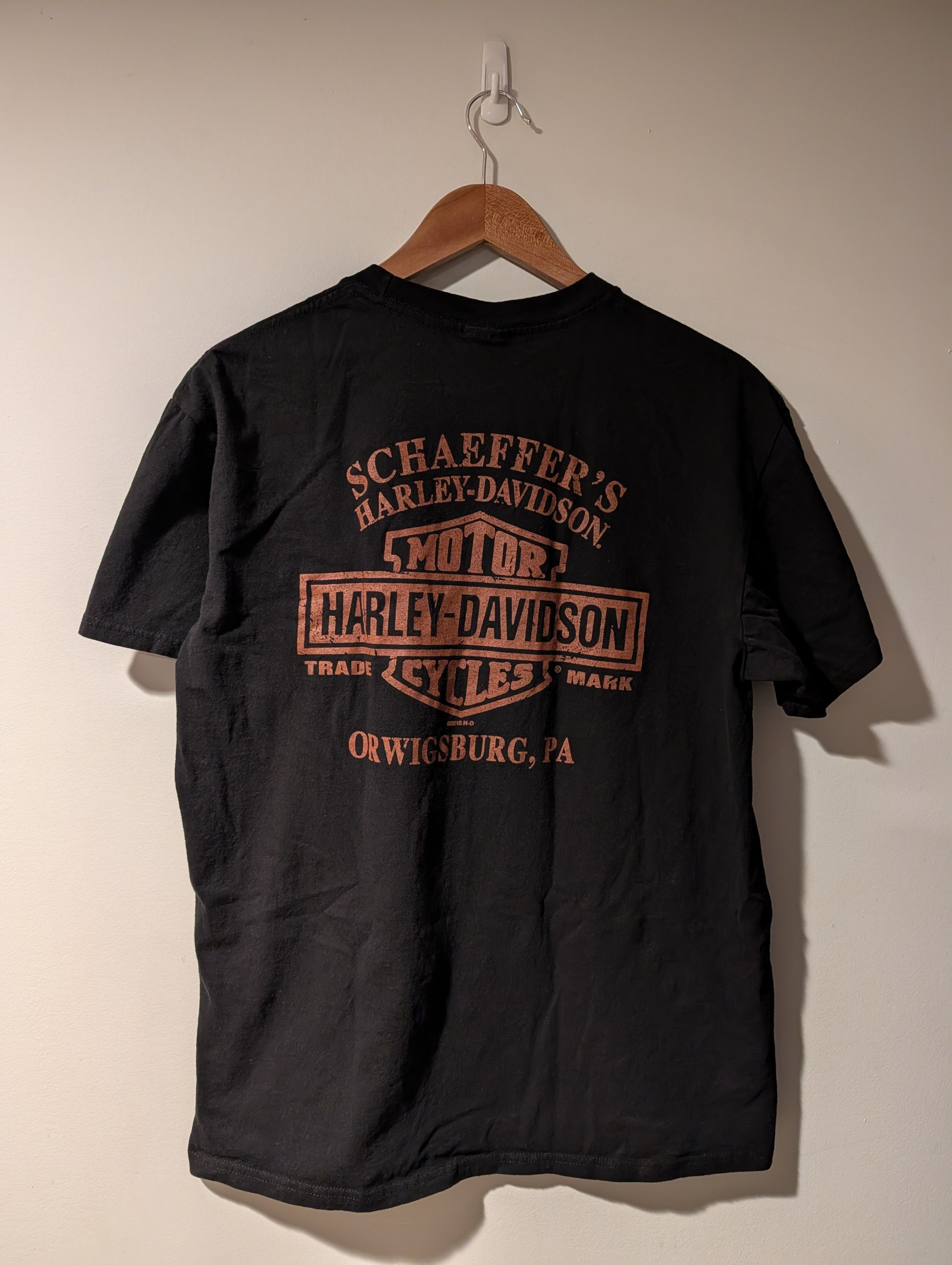 Harley Davidson Harley Davidson Motorcycle Eagle Animal Nature T-Shirt Size US M / EU 48-50 / 2 - 5 Thumbnail