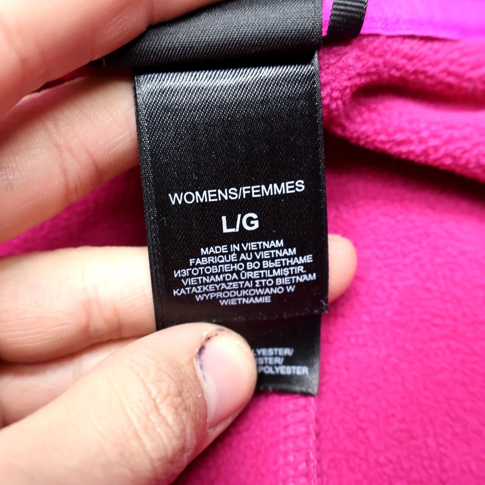 The North Face Jacket Womens L Pink North Face Fleece Full Zip Polartec Outdoor Winter Soft Size L / US 10 / IT 46 - 6 Thumbnail
