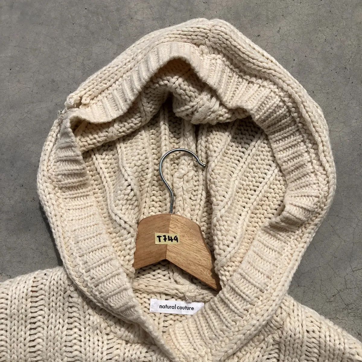 Homespun Knitwear × Japanese Brand Japanesebrand Knitsweater Strecth/Pullover With Hoodie Size US L / EU 52-54 / 3 - 7 Thumbnail