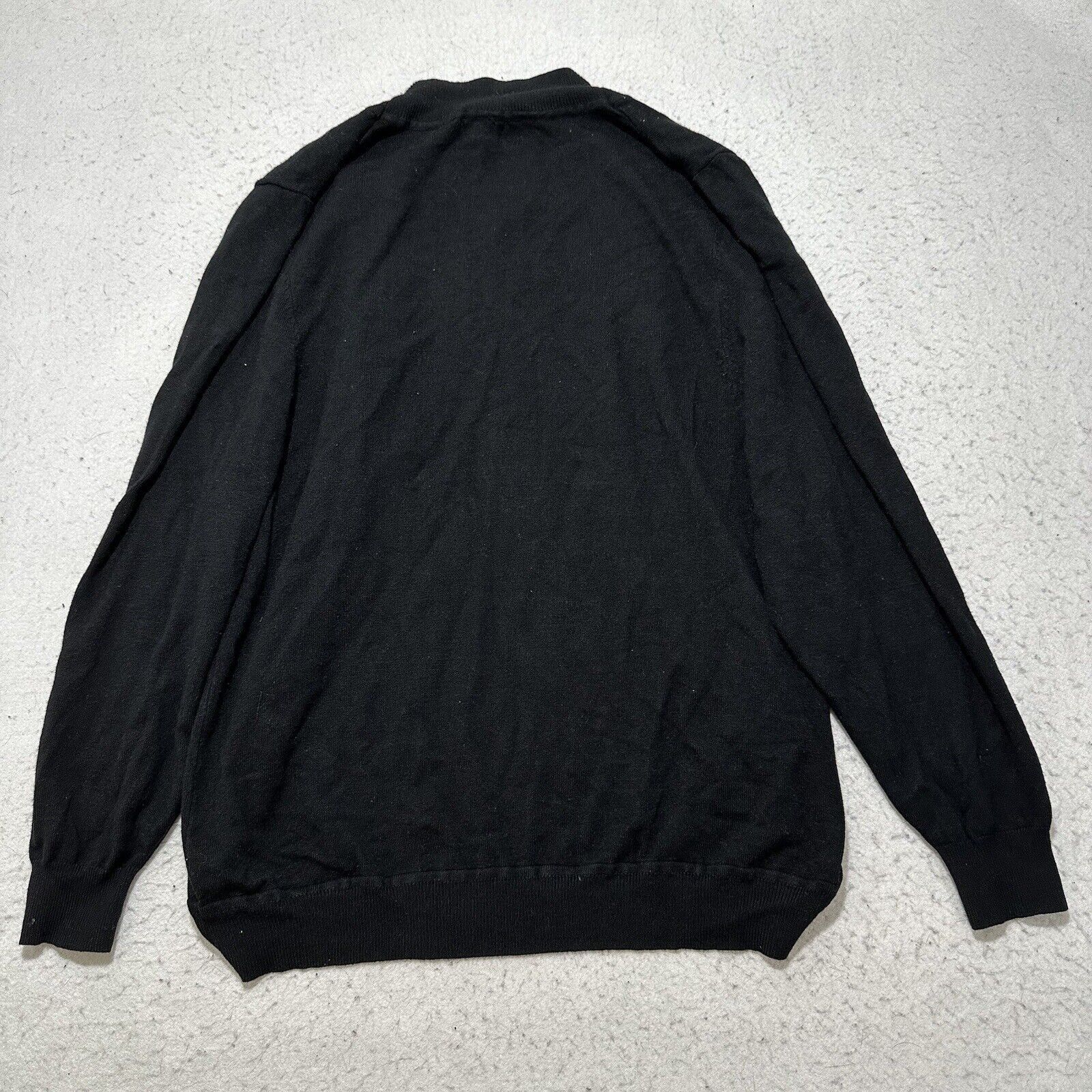 Other Melrose Chic 1X Open Front Cardigan Sweater Black Rayon Size XL / US 12-14 / IT 48-50 - 9 Thumbnail