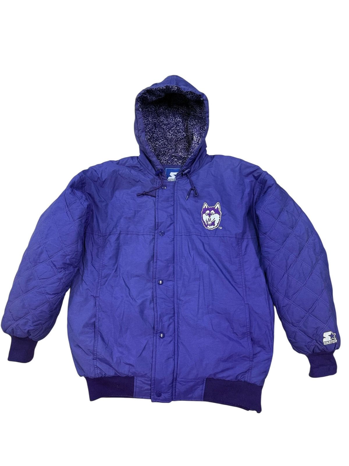 Kanto Starter RARE VINTAGE 90s STARTER HUSKIES PUFFER JACKET Size US XL / EU 56 / 4 - 11 Thumbnail